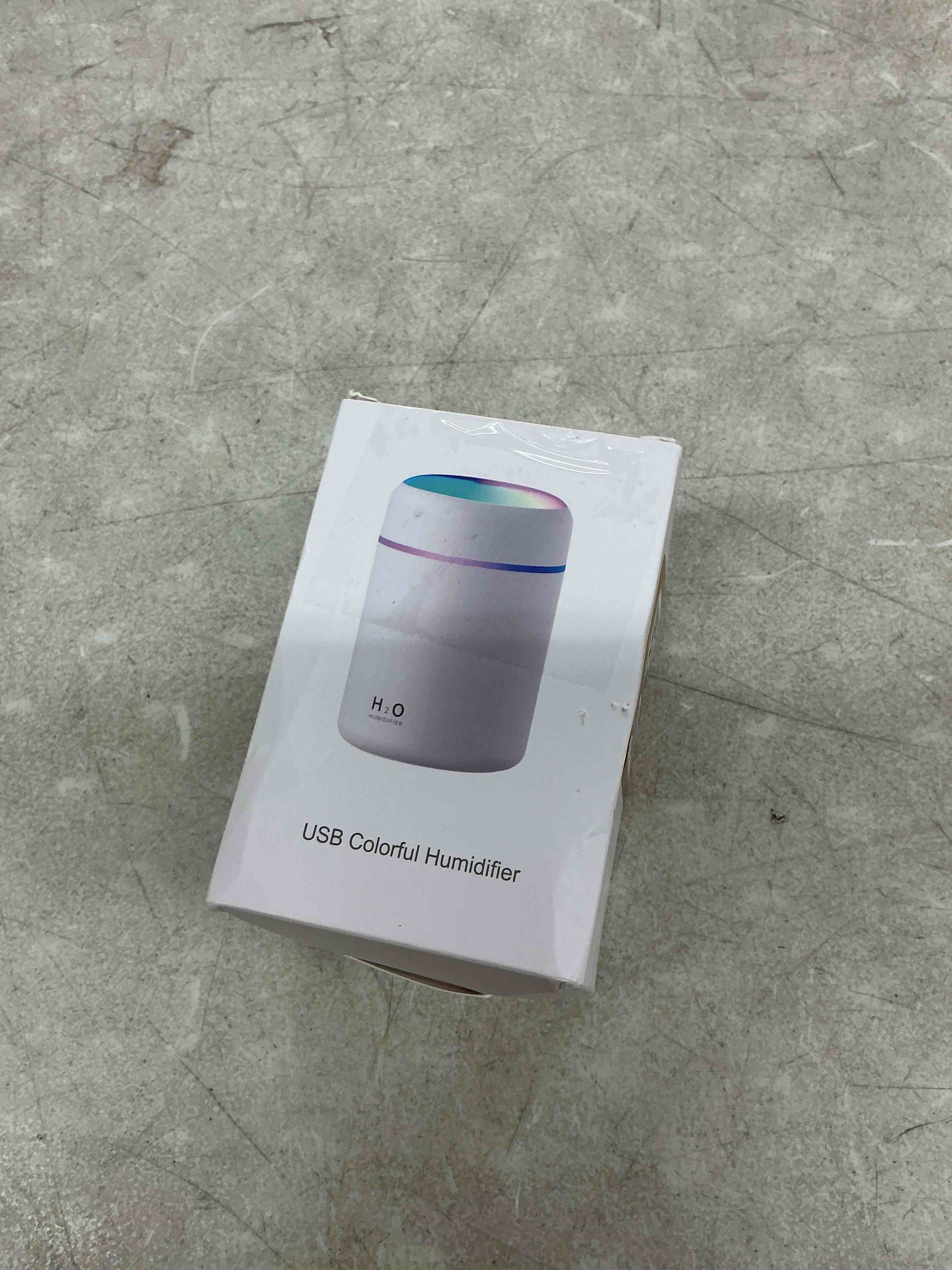 Condition photo showing Good Condition for portable mini humidifier, 300ml with colorful led night light, usb personal desktop humidifier for car office home travel, auto shut-off, 2 mist modes, super quiet(grey)