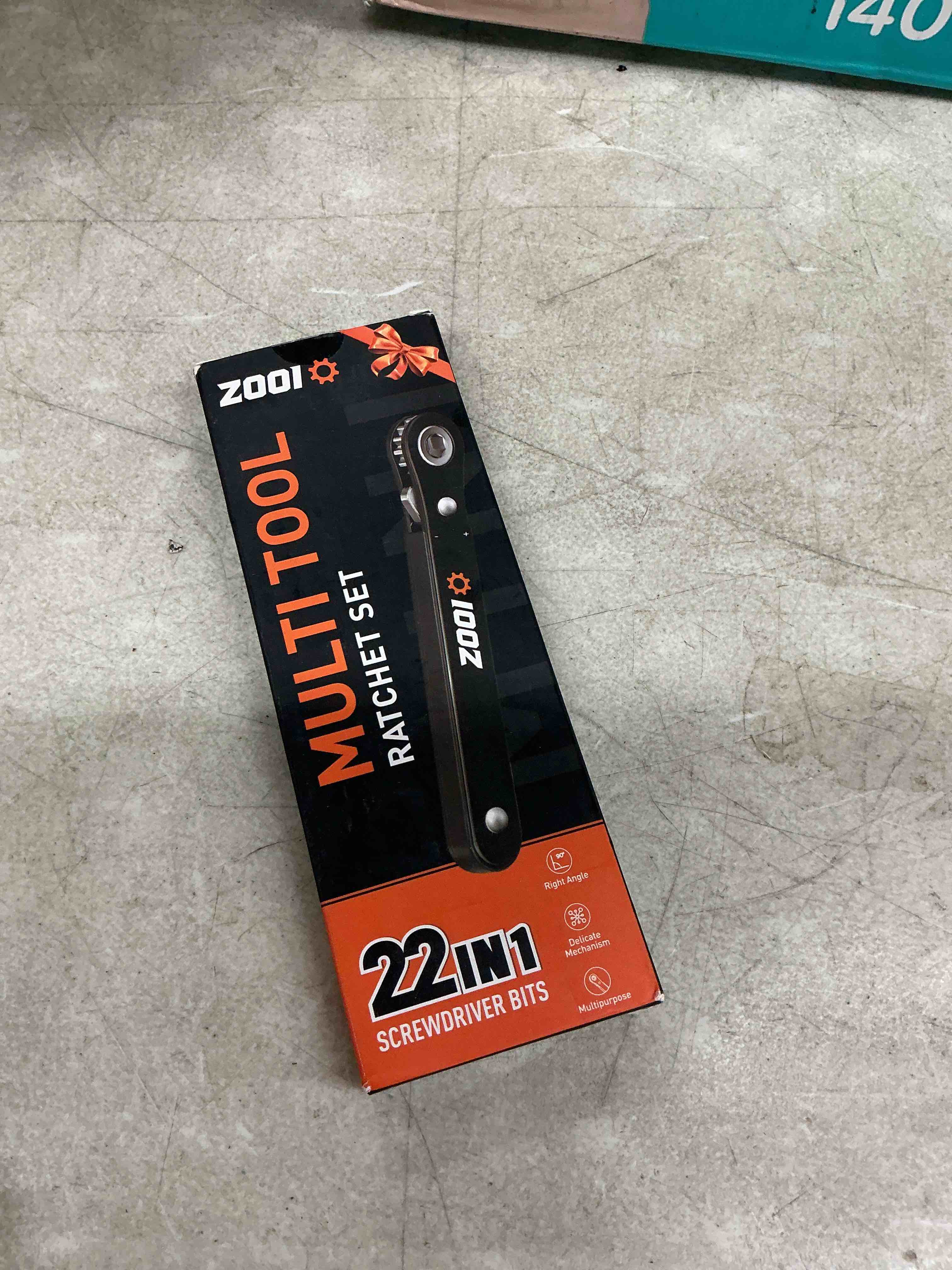 Condition photo showing Good Condition for zooi 22 in 1 ratchet screwdriver set, edc gear tool pocket ratcheting screwdriver, mens dad gifts for men dad him, 90 degree right angle screwdrivers, tight spaces mini ratchet set black