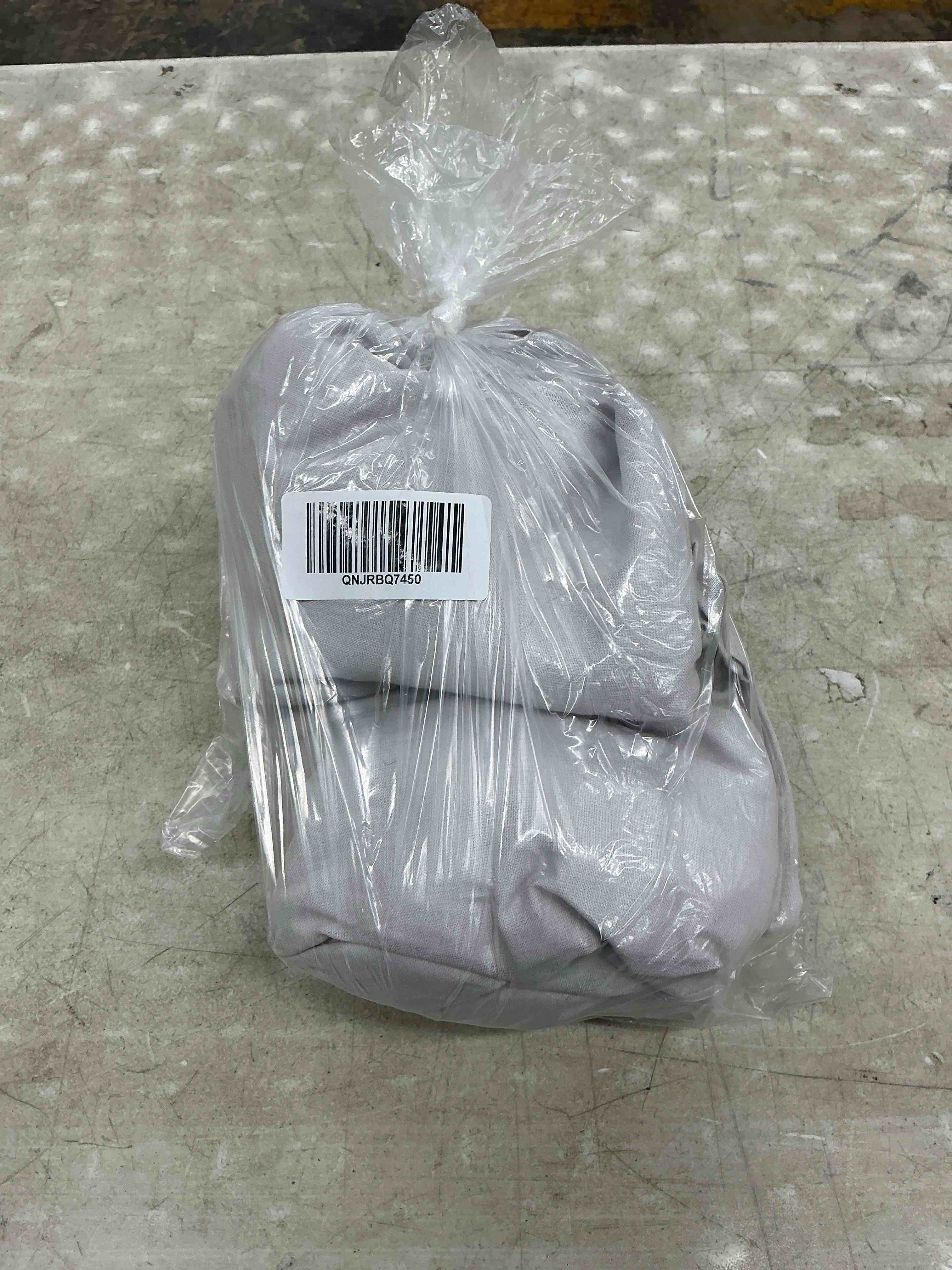 Condition photo showing Good Condition for european linen curtain - single panel, 48x96, cloud