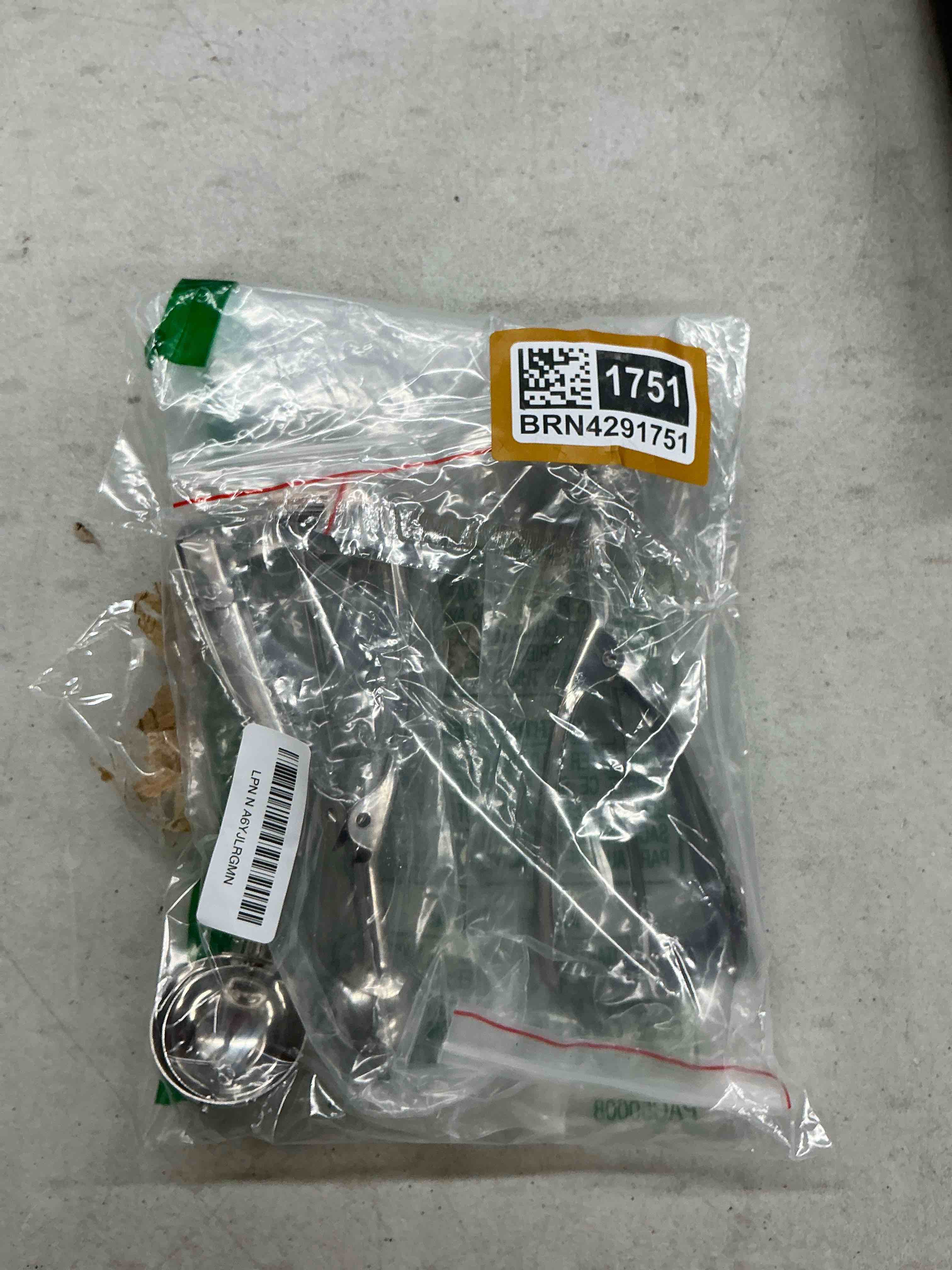 Condition photo showing Good Condition for cookie scoop set - small/1 tbsp, medium/2 tbsp, large/3 tbsp - cookie dough scoop, cookie scoops for baking set of 3, heavy-duty 18/8 stainless steel melon baller scoop ice cream scoop