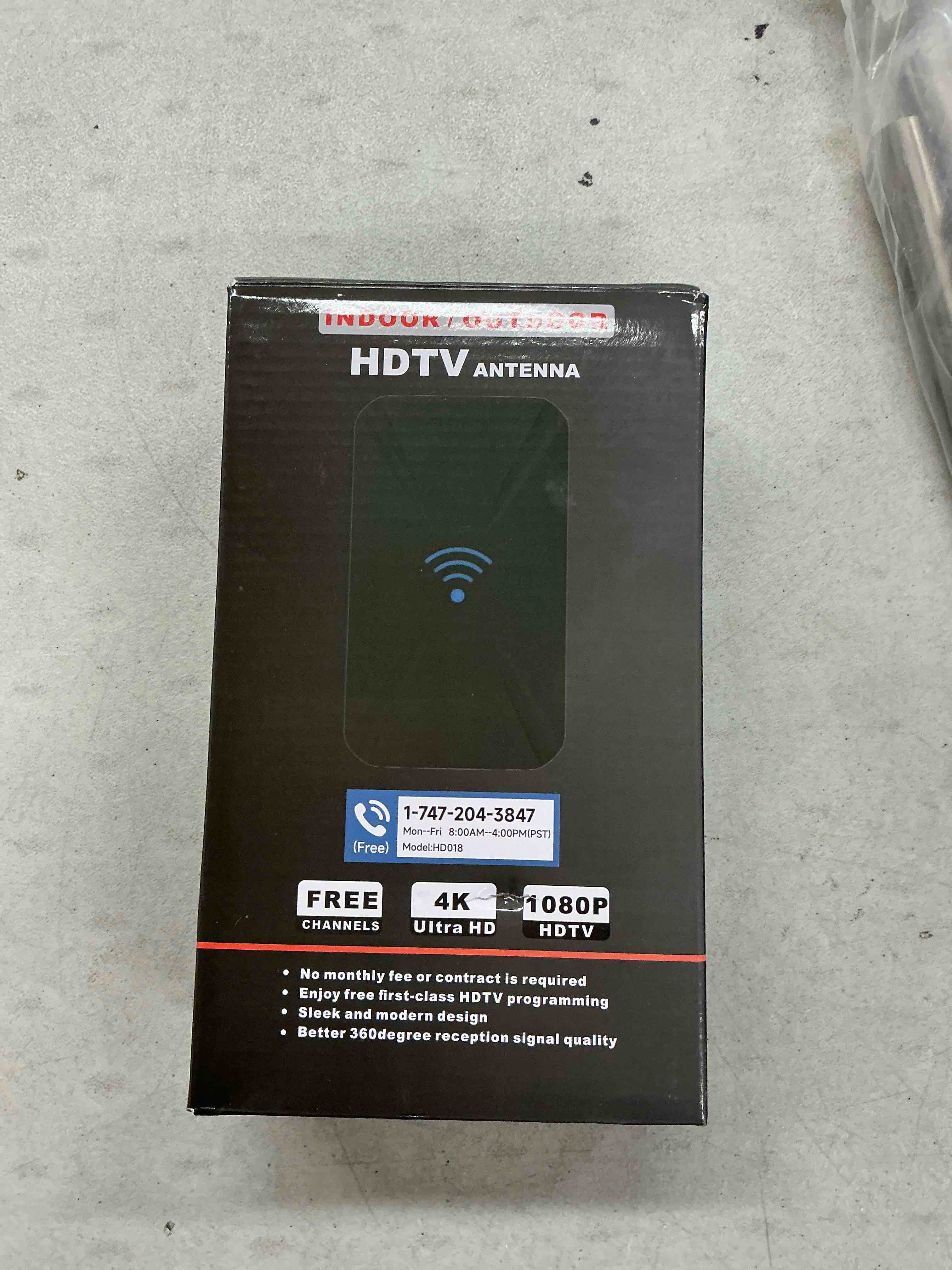 Condition photo showing Good Condition for 2026 upgraded tv antenna indoor, 3600+ miles range digital antenna for smart tv indoor, hdtv antenna for local channels with amplifier, outdoor antenna support 8k 4k 1080p all tvs -38ft coax cable