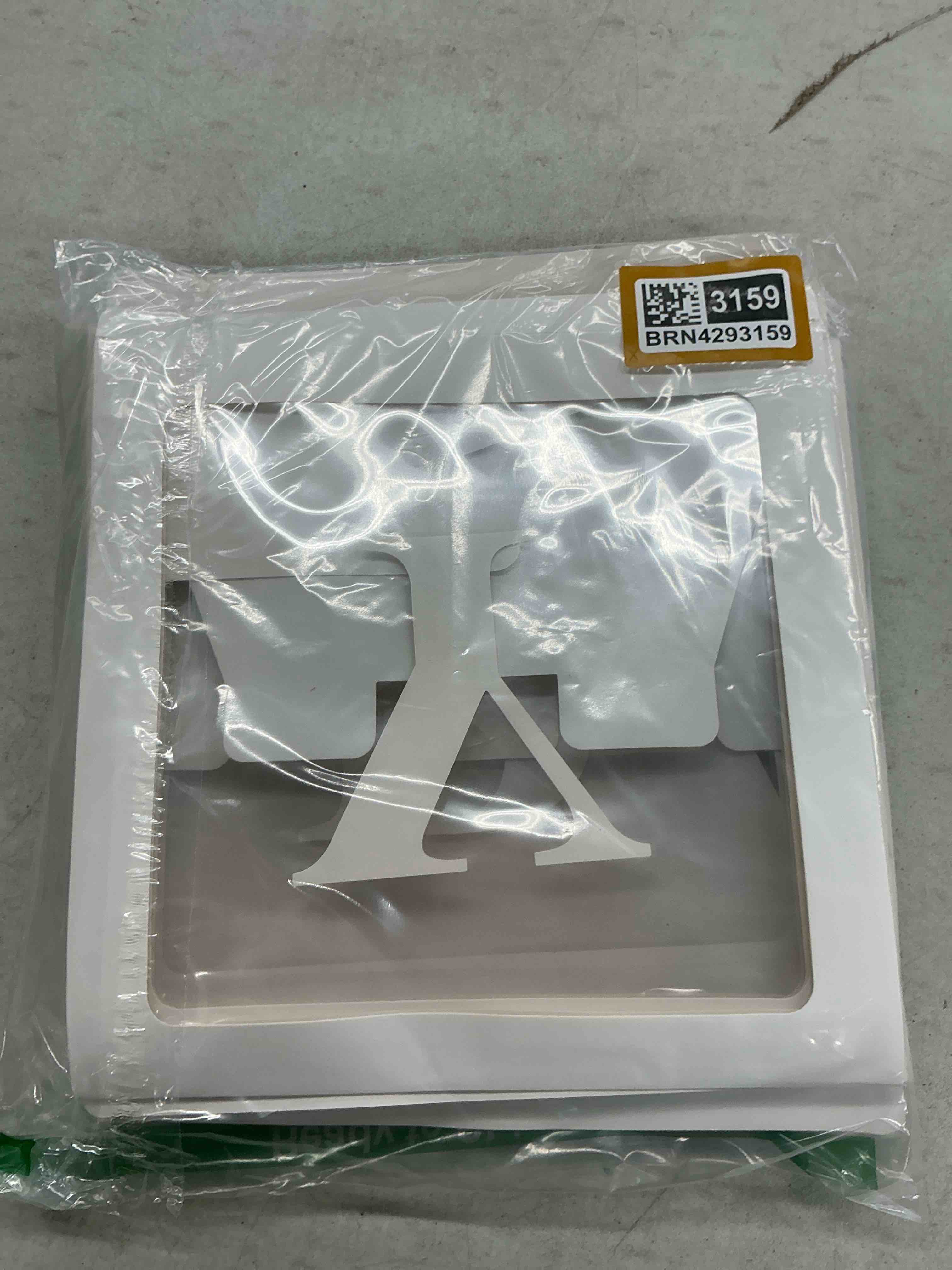 Condition photo showing Good Condition for baby boxes with letters, 4 transparent balloon for gender reveal birthday wedding baby shower decorations (white)