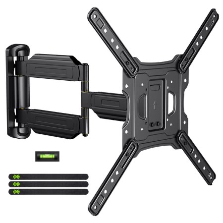 USX MOUNT Full Motion TV Wall Mount Bracket with Swivel Arm for 23 to 55 Inch TVs  Holds up to 77 lbs