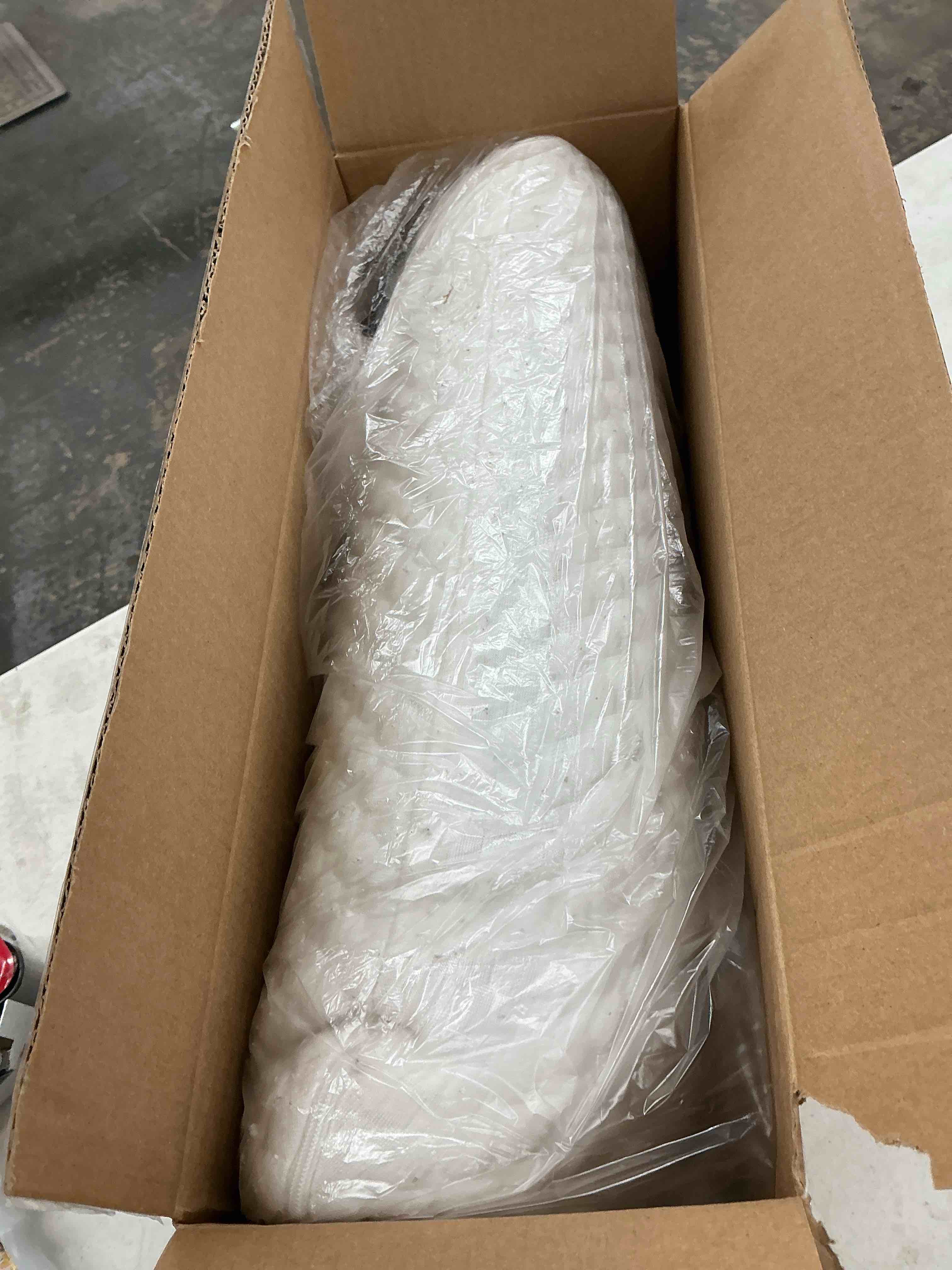 Condition photo showing As Is for White Goose Down Feather Gusseted Pillows - 100% Cotton Cover - Standard Size Pillow Set of 2, Made in Japan Pillow for Sleeping Organic-gusseted Standard
