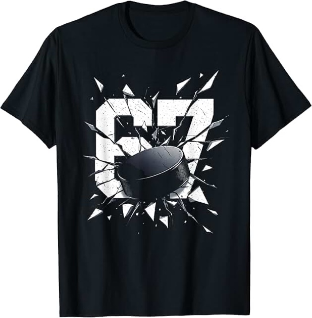 67 Six Seven Hockey Gen Alpha Brainrot Meme T-Shirt