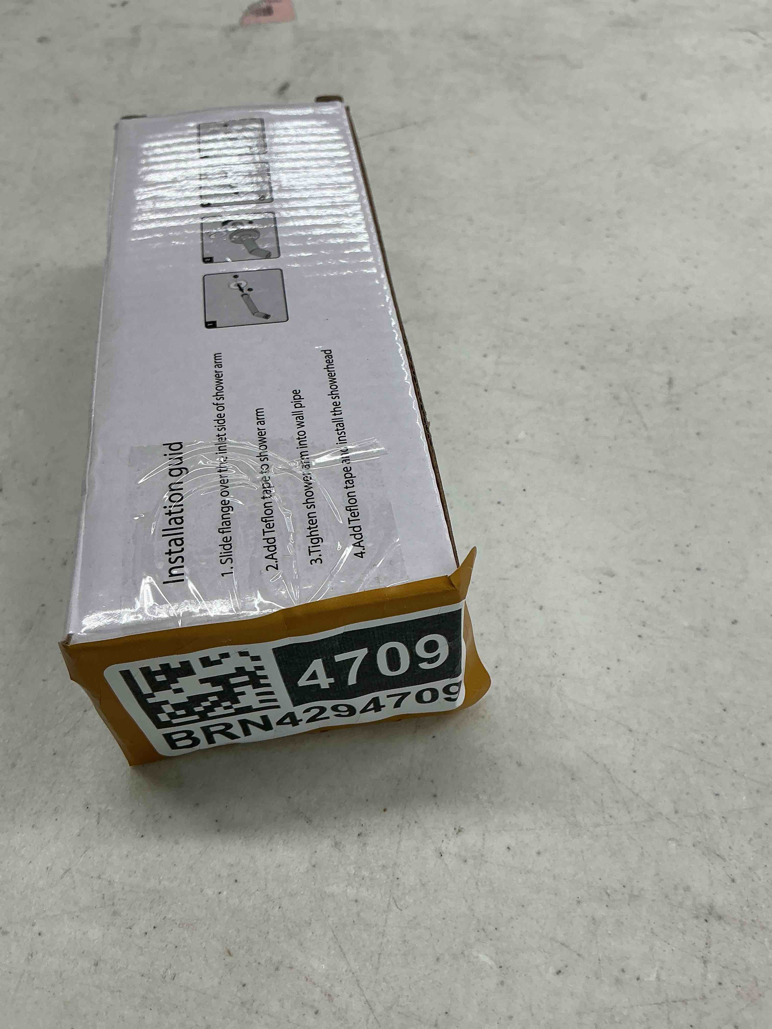 Condition photo showing Good Condition for NearMoon Shower Arm with Flange, Made of 304 Stainless Steel Shower Extension Extender Pipe, Wall-Mounted for Fixed Bathroom Showerhead, Never Rust (6 Inch, Matte Black) 6 Inch Matte Black