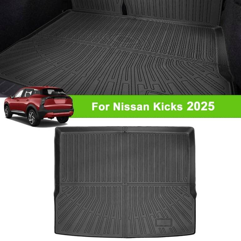 Rear Trunk Cargo Liner fit 2025 Nissan Kicks All Weather Cargo Tray Floor Mat for Nissan Kicks 2025 SUV Accessory, Black. 1piece 