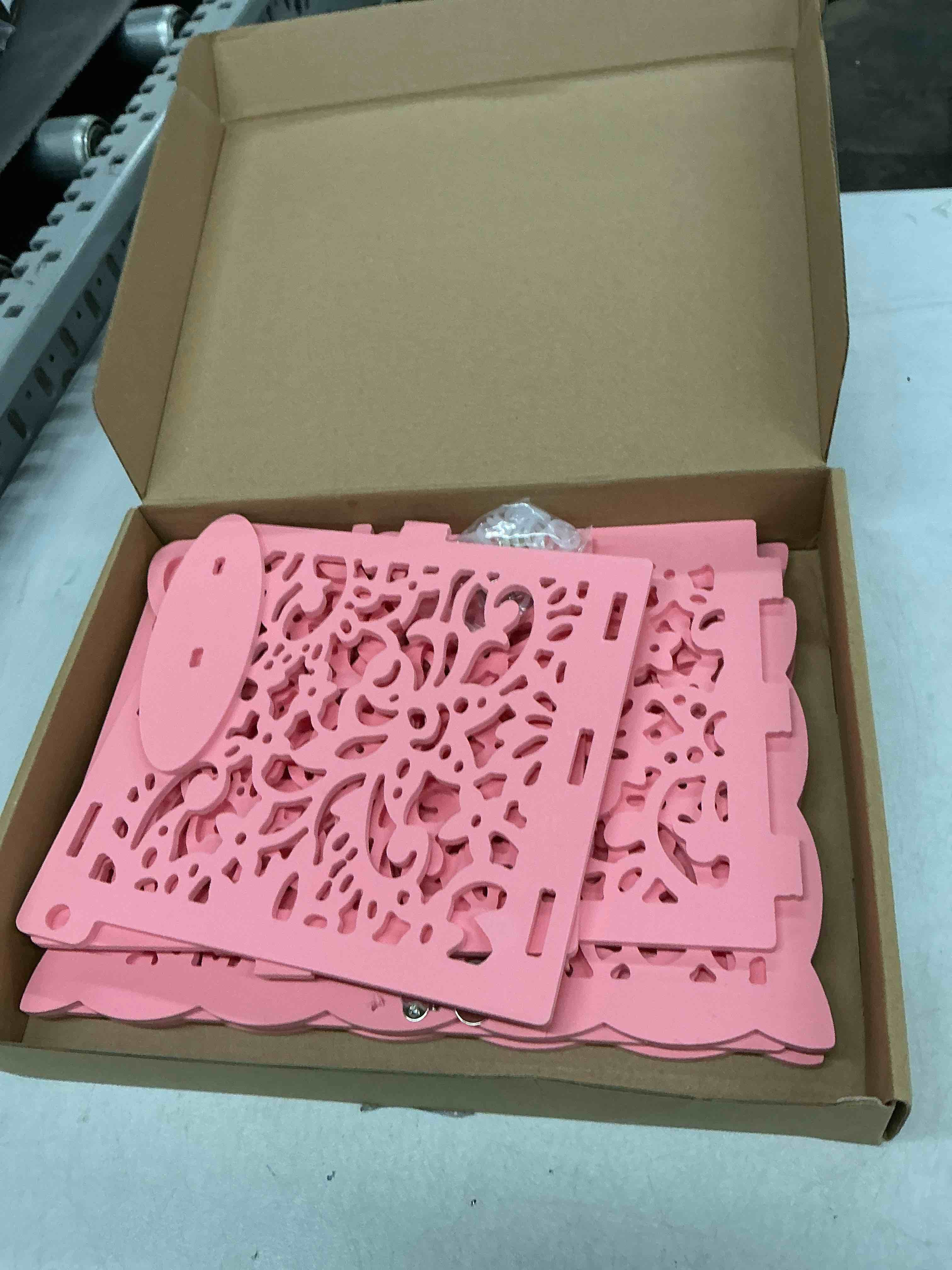 Condition photo showing Good Condition for pink wedding card box with lock, pvc gift card box for wedding reception decorations, exquisite diy money envelope card box for party graduation birthday baby shower wedding decor
