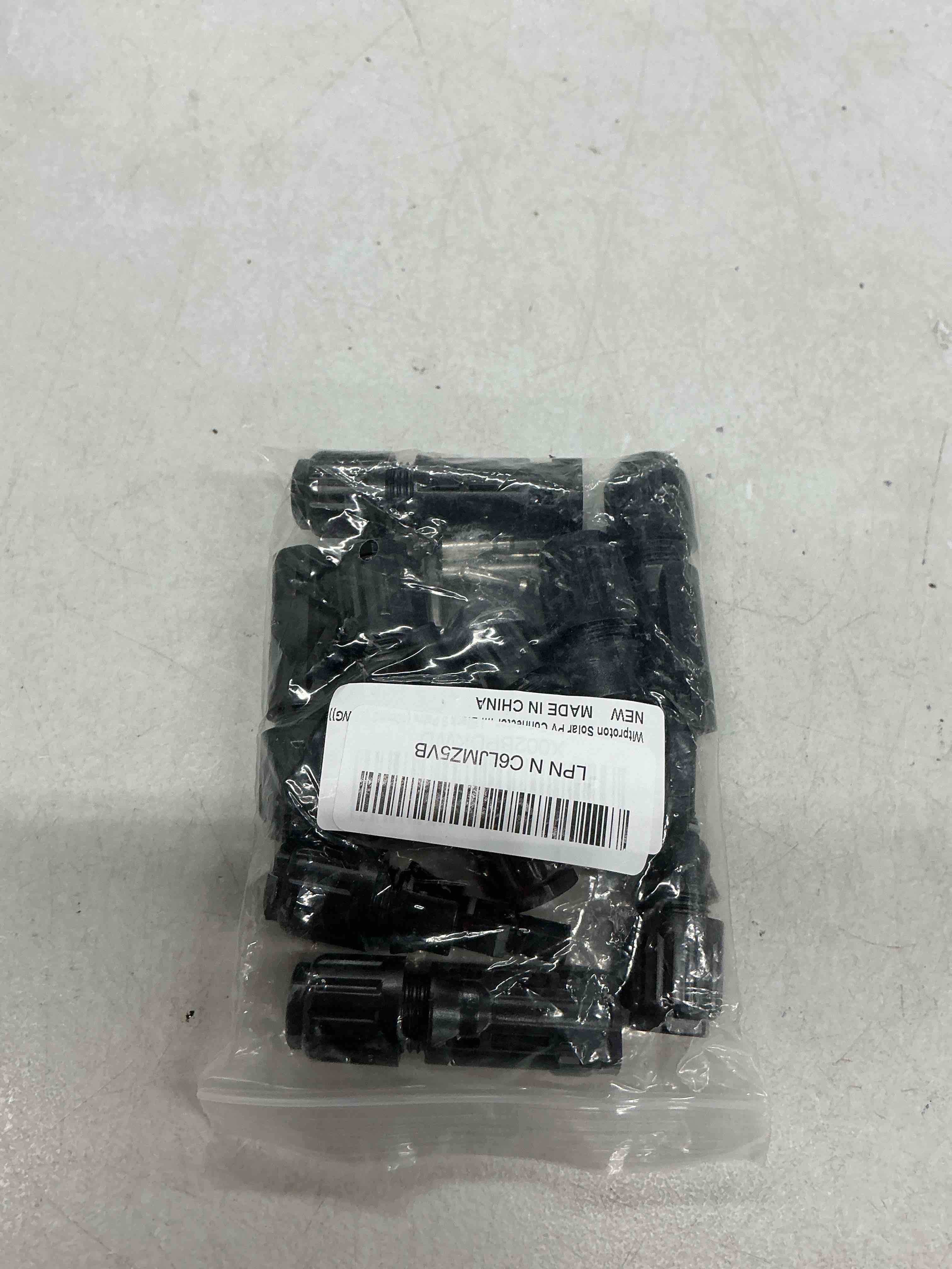Condition photo showing Good Condition for 8awg solar panel connectors ip68 waterproof 1500v 70a solid tinned copper terminal black 5 pairs for solar pv cable(10mm²) 8awg solar connectors