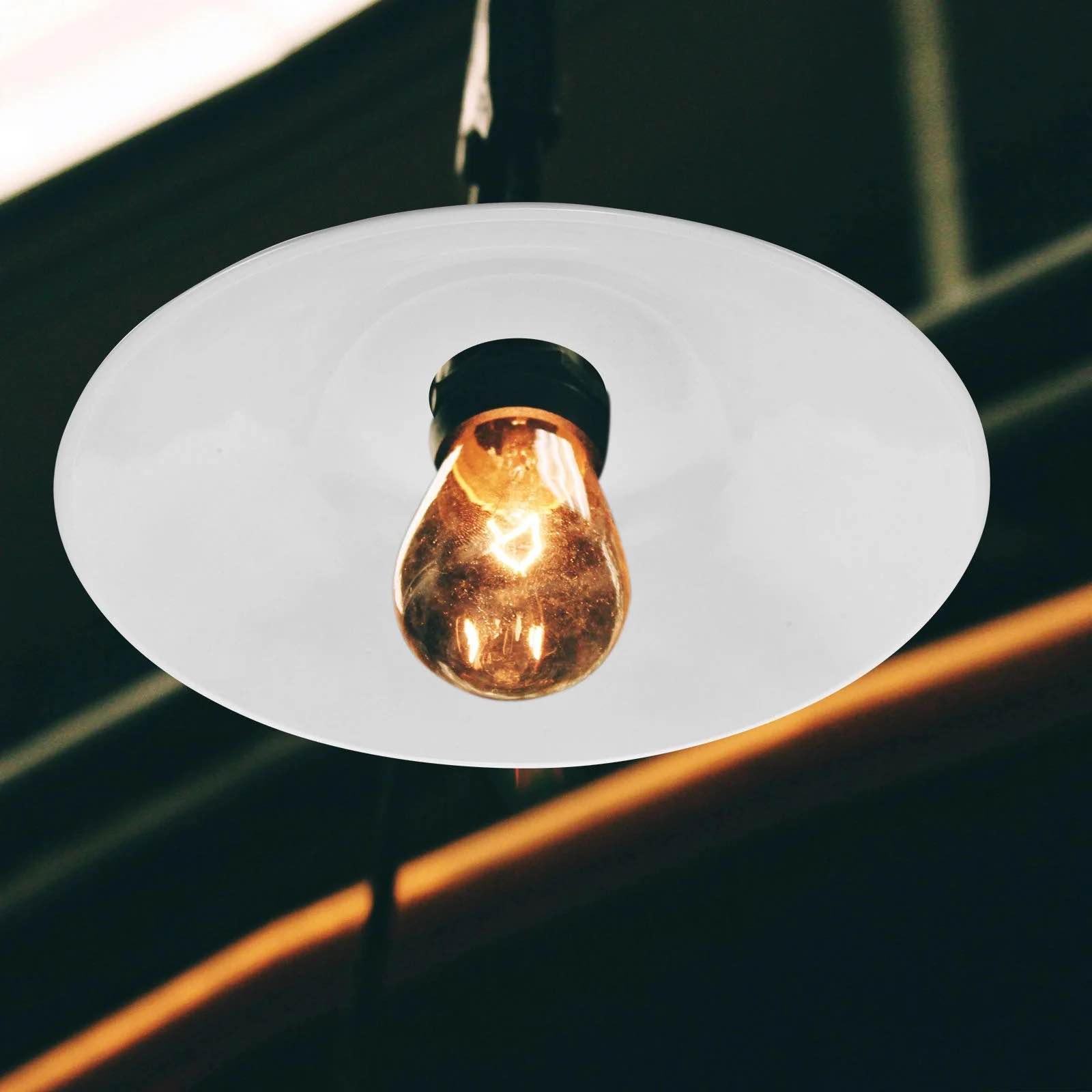TEHAUX Street Light Shade Protective Lamp Cover Lamp Shade Light Cover for Street Outdoor