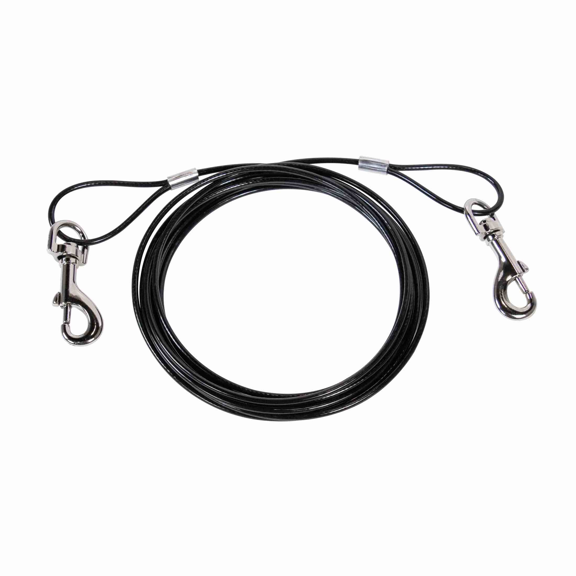 Pet Champion 10ft Vinyl-Covered Tie-Out Cable for Dogs up to 40 Pounds
