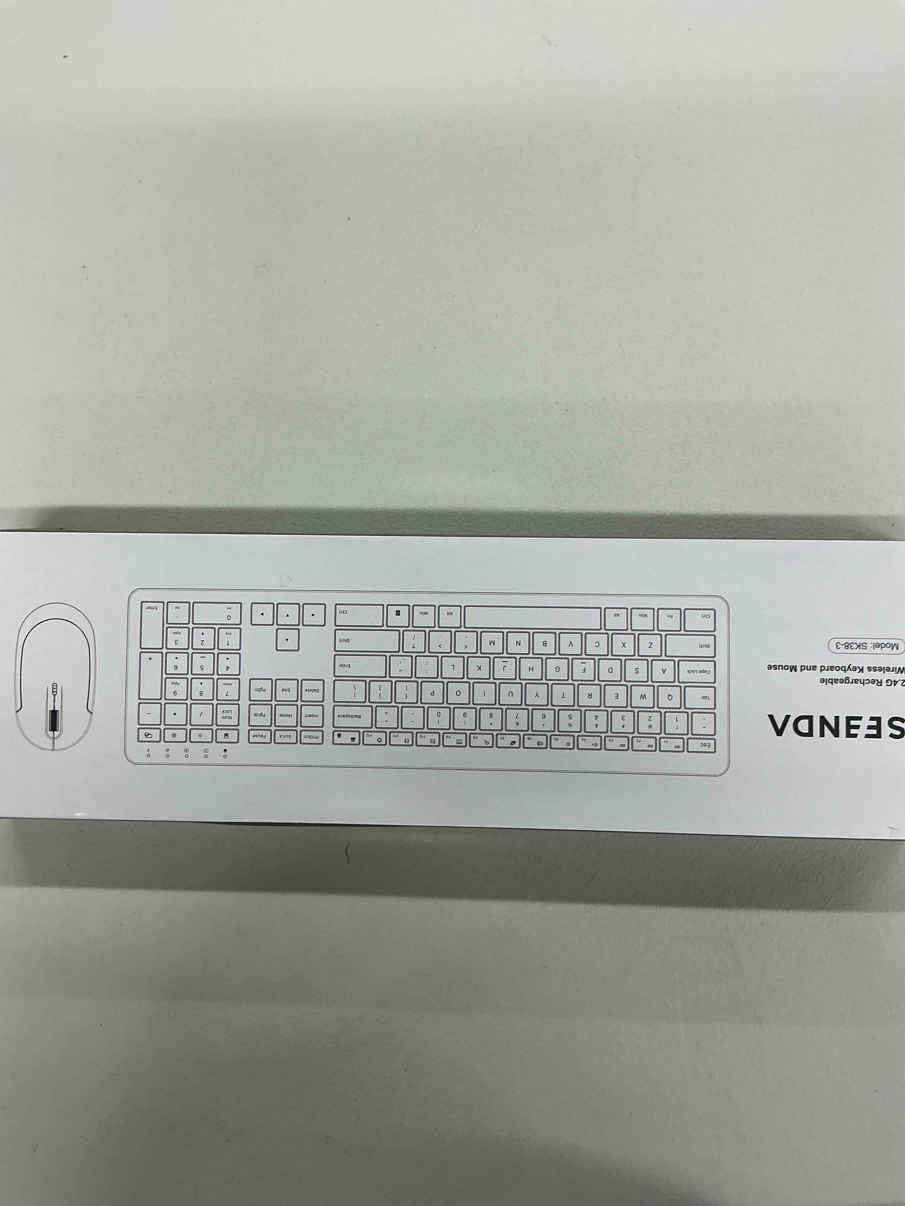 Wireless Bluetooth Keyboard and Mouse for Mac, Multi-Device Rechargeable Keyboard and Mouse Stainless Steel Full Size, Compatible with MacBook Pro/Air, iPad, iMac - White Silver