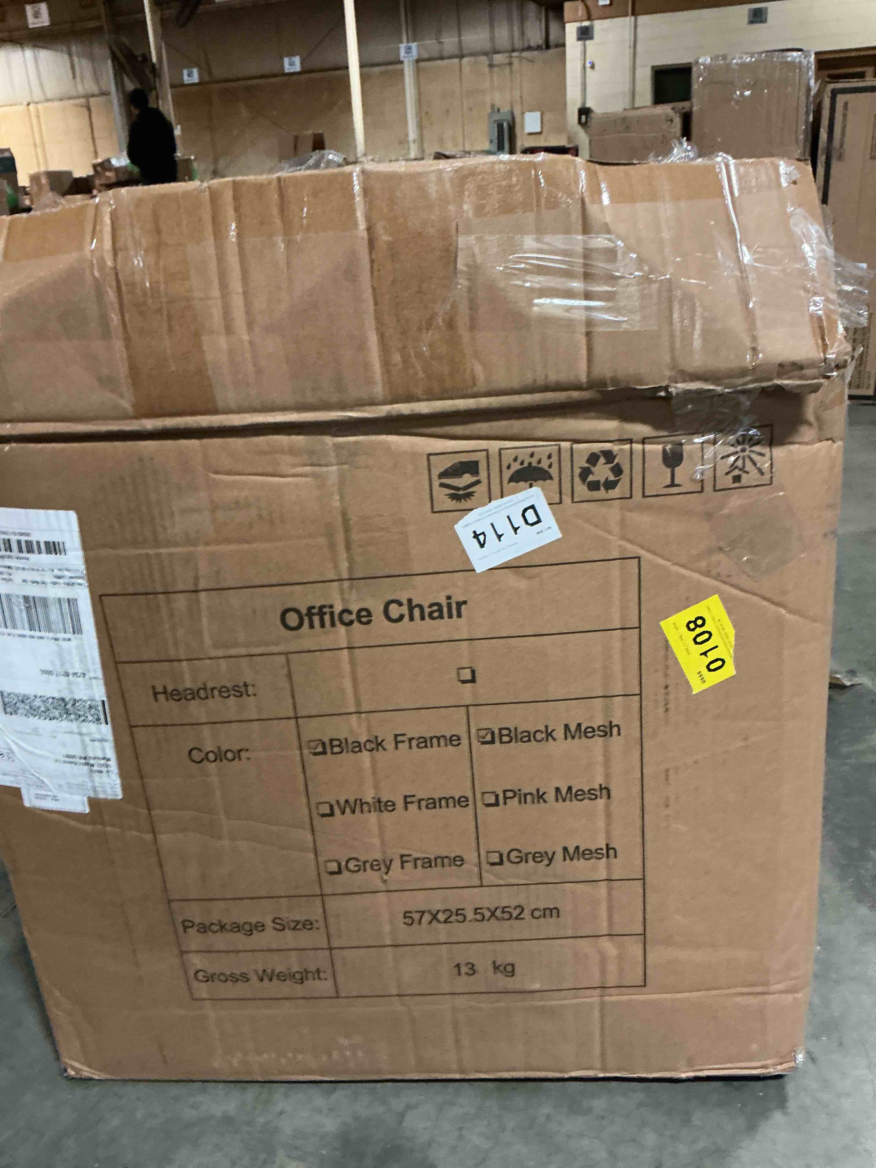 Ergonomic Office Chair Big and Tall, 350LBS Capacity, 6'5" Tall Max, Home High Back Desk Chair for Long Hours Comfortable, Adjustable Lumbar Support and Headrest, Flip-up Arm and PU Wheels, Black