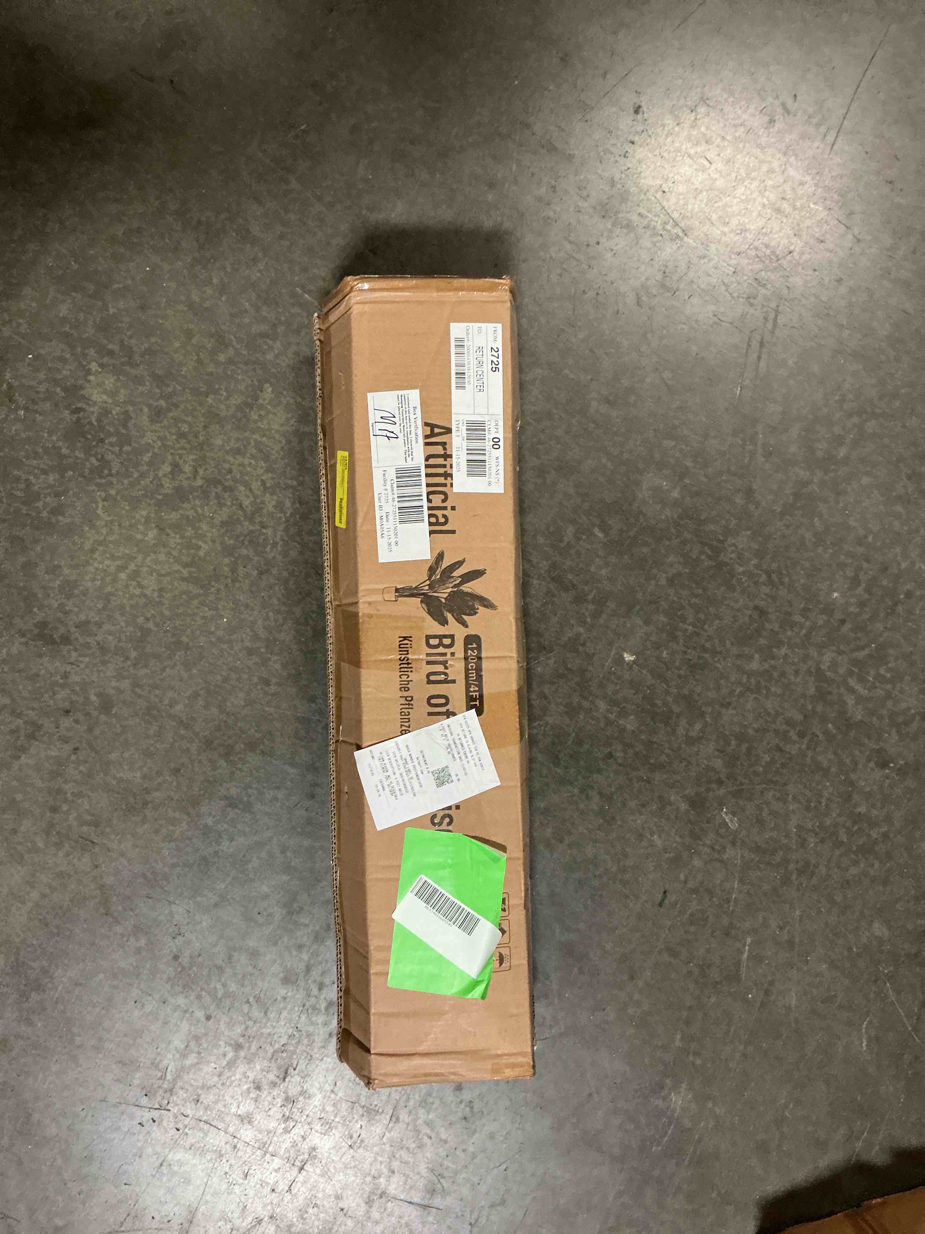 4 Feet Artificial Bird of Paradise Plant Fake Tropical Palm Tree for Indoor Outdoor, Perfect Faux Plants for Home Garden Office Store Decoration