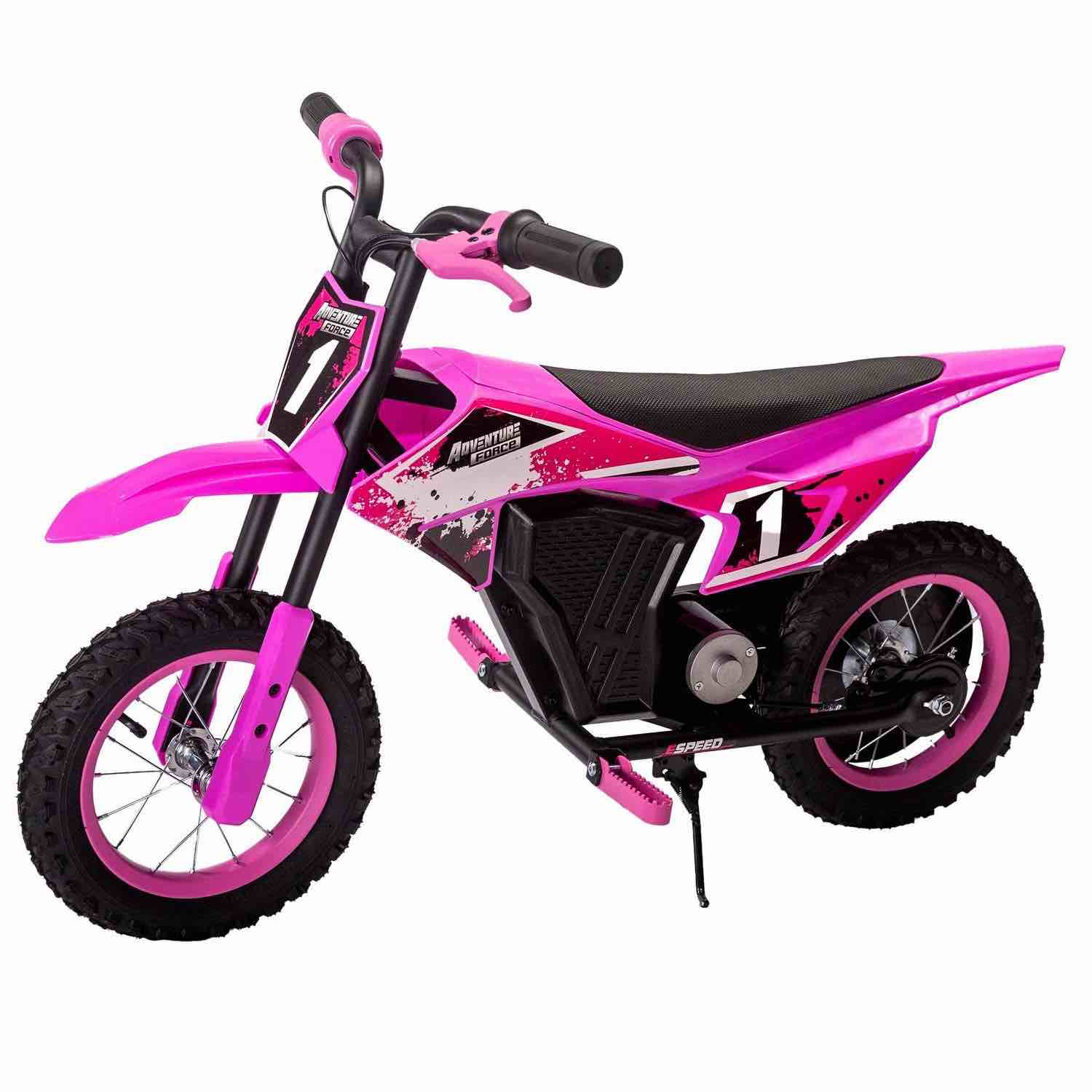 12V Mini Electric Child Dirt Bike, Battery Powered Toy Motorcycle, Kids Ride on, color green