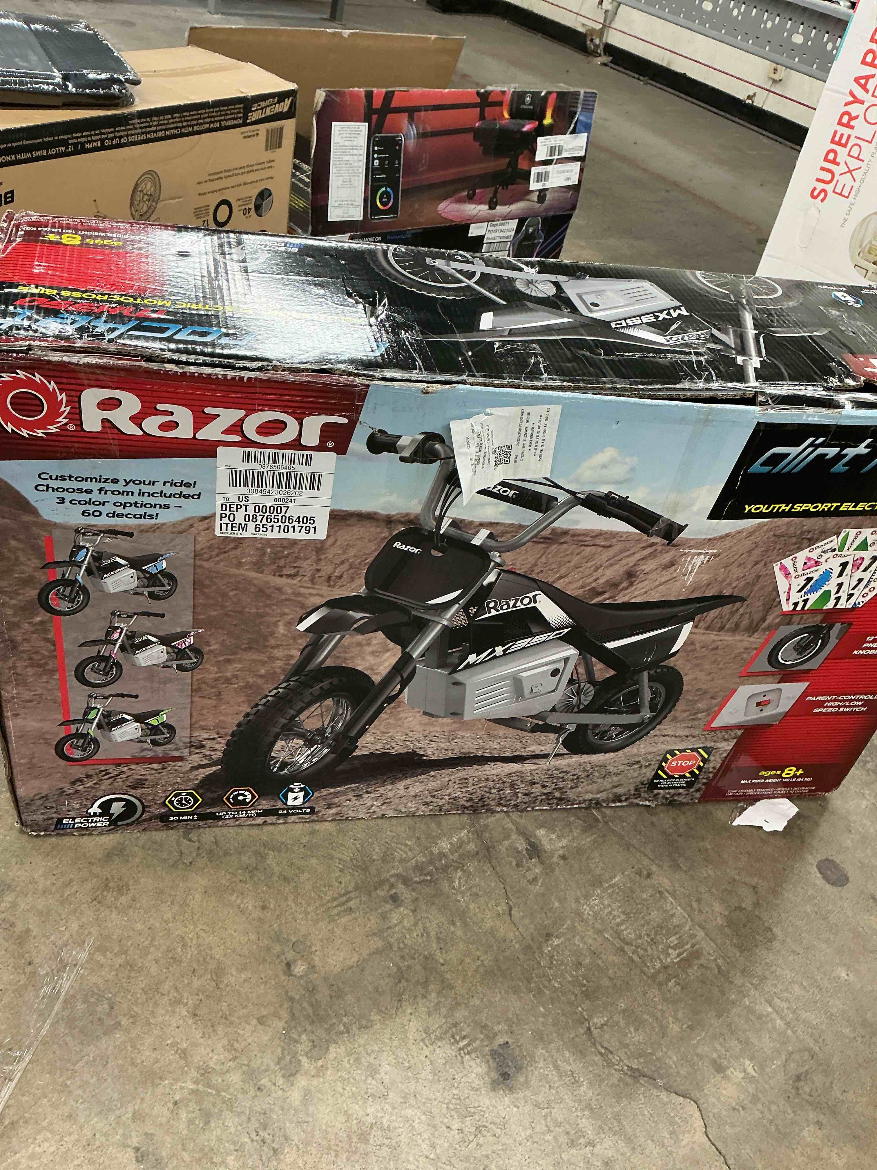 Dirt Bikes, Gaming Chairs and More!