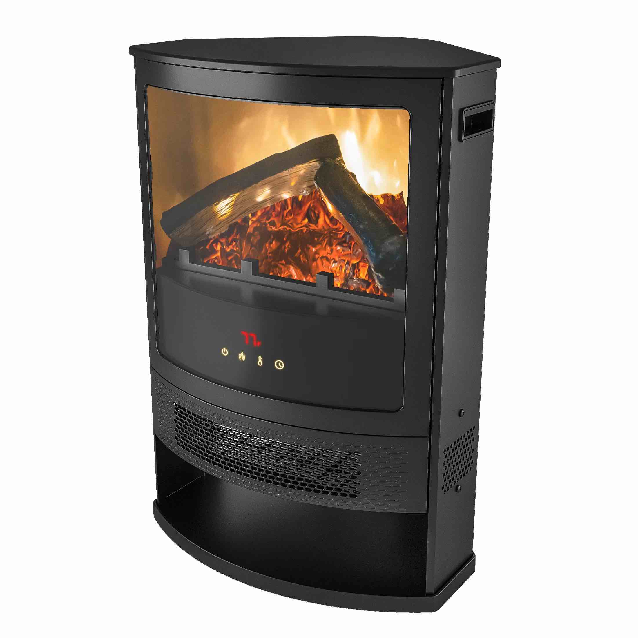 Better Homes & Gardens New Indoor Electric Corner Stove Heater with Remote u