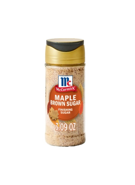 McCormick Maple Brown Sugar Finishing Sugar, 3.09 oz Bottle
