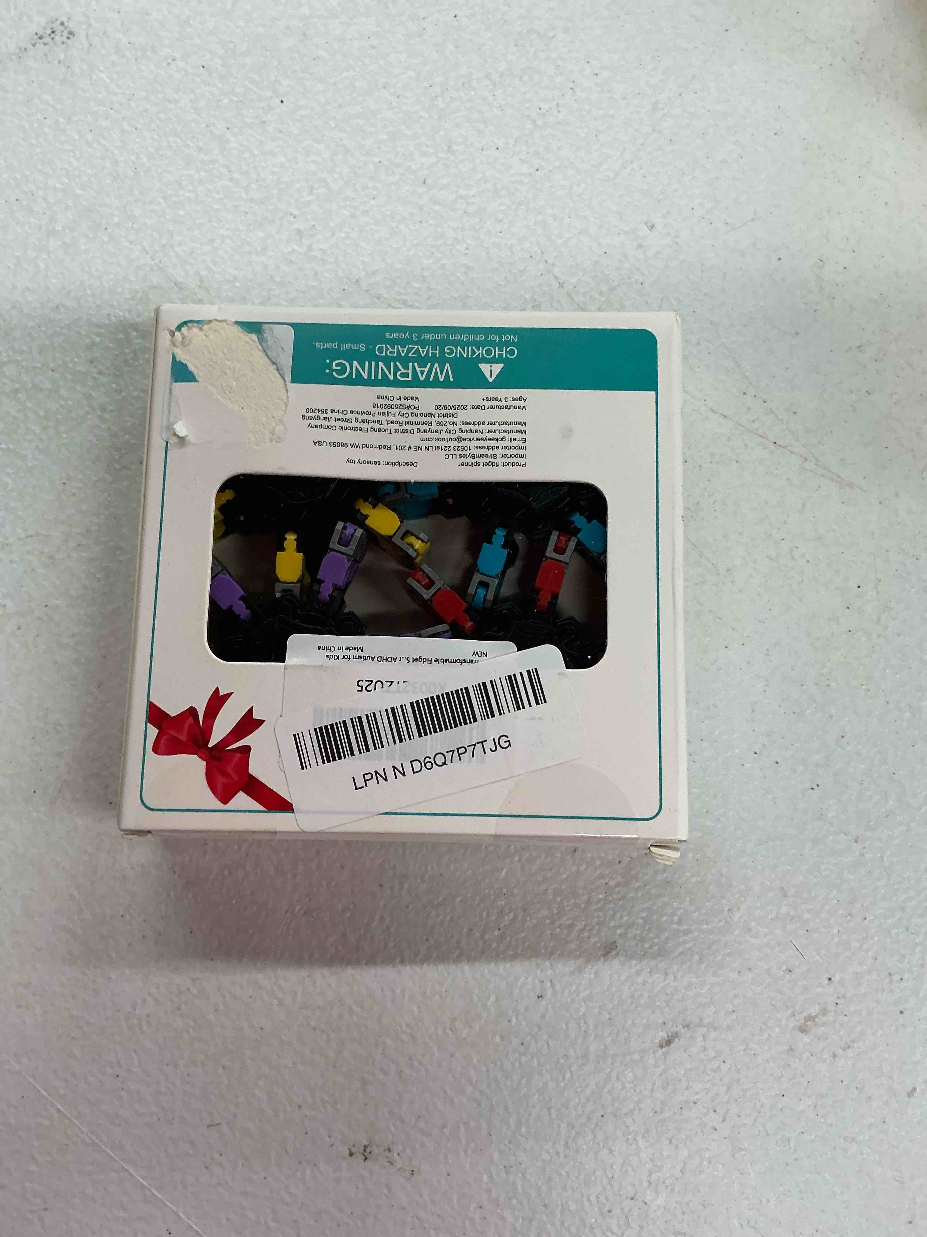 Condition photo showing Good Condition for gokeey transformable fidget spinners toys 4 pcs for kids and adults stress relief sensory toys for boys and girls age 8-13 fingertip gyros party favors birthday gifts for teens road trip travel toy fidget toys 4pc