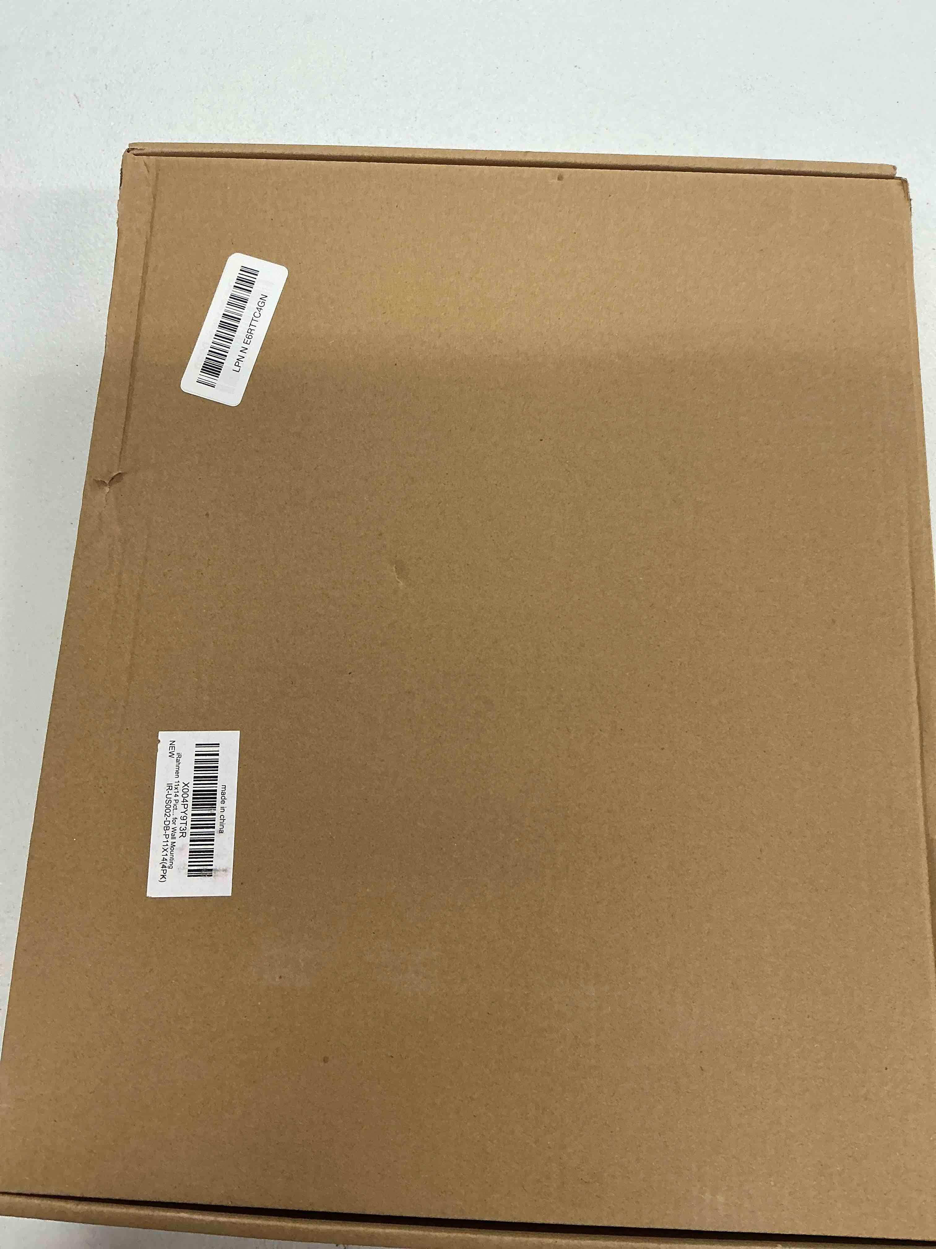 Condition photo showing Good Condition for irahmen 11x14 picture frame set of 4 with tempered glass, rustic frame display 8x10 pictures with mat or 11 x 14 without mat, wooden photo frames for wall mounting dark brown 11x14
