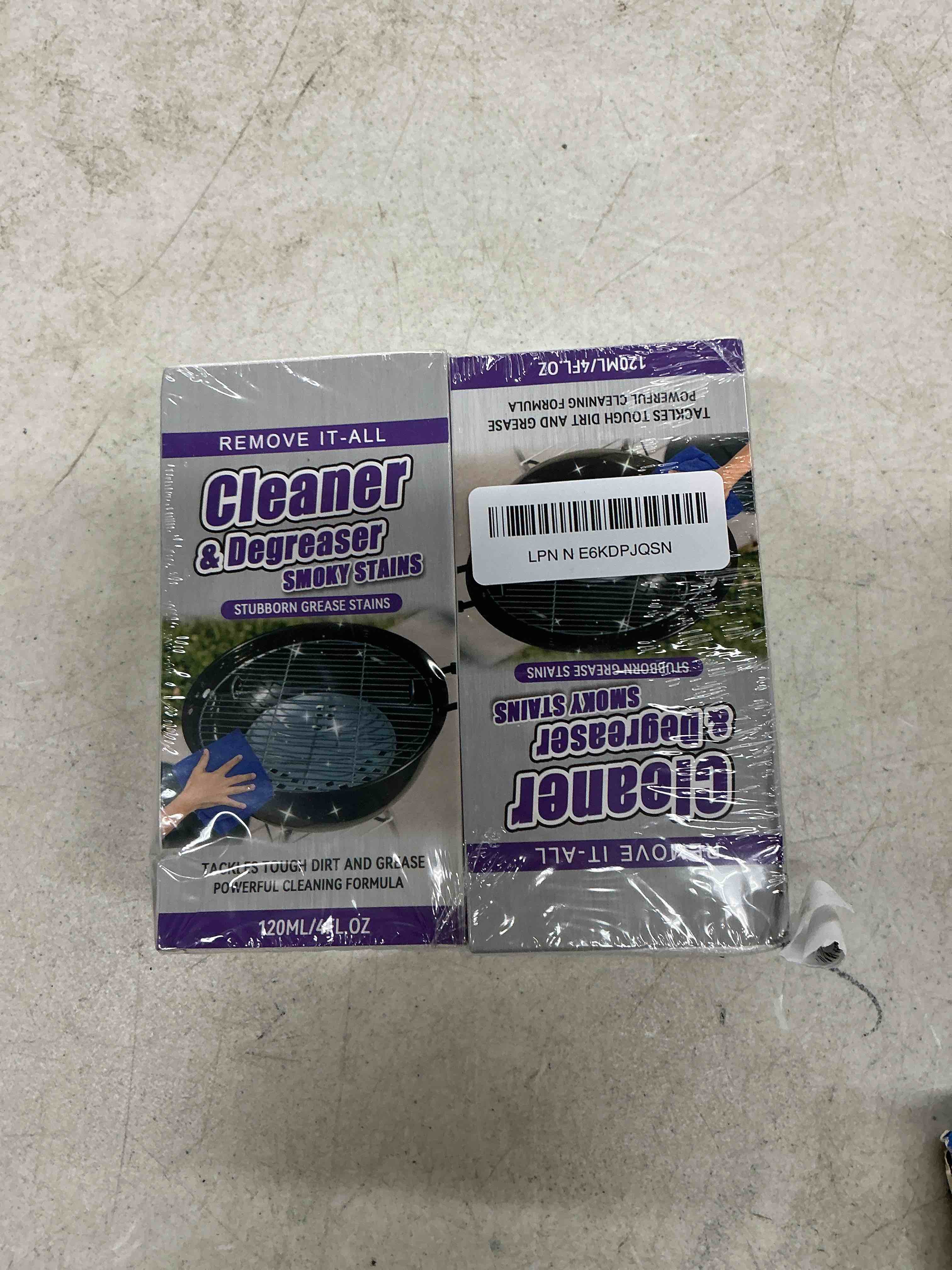 Condition photo showing New/Like New for 2pcs fast-acting heavy-duty grill degreaser spray,bbq grill cleaner for outdoor grills, multifunctional grease remover for oven stove air fryer grill