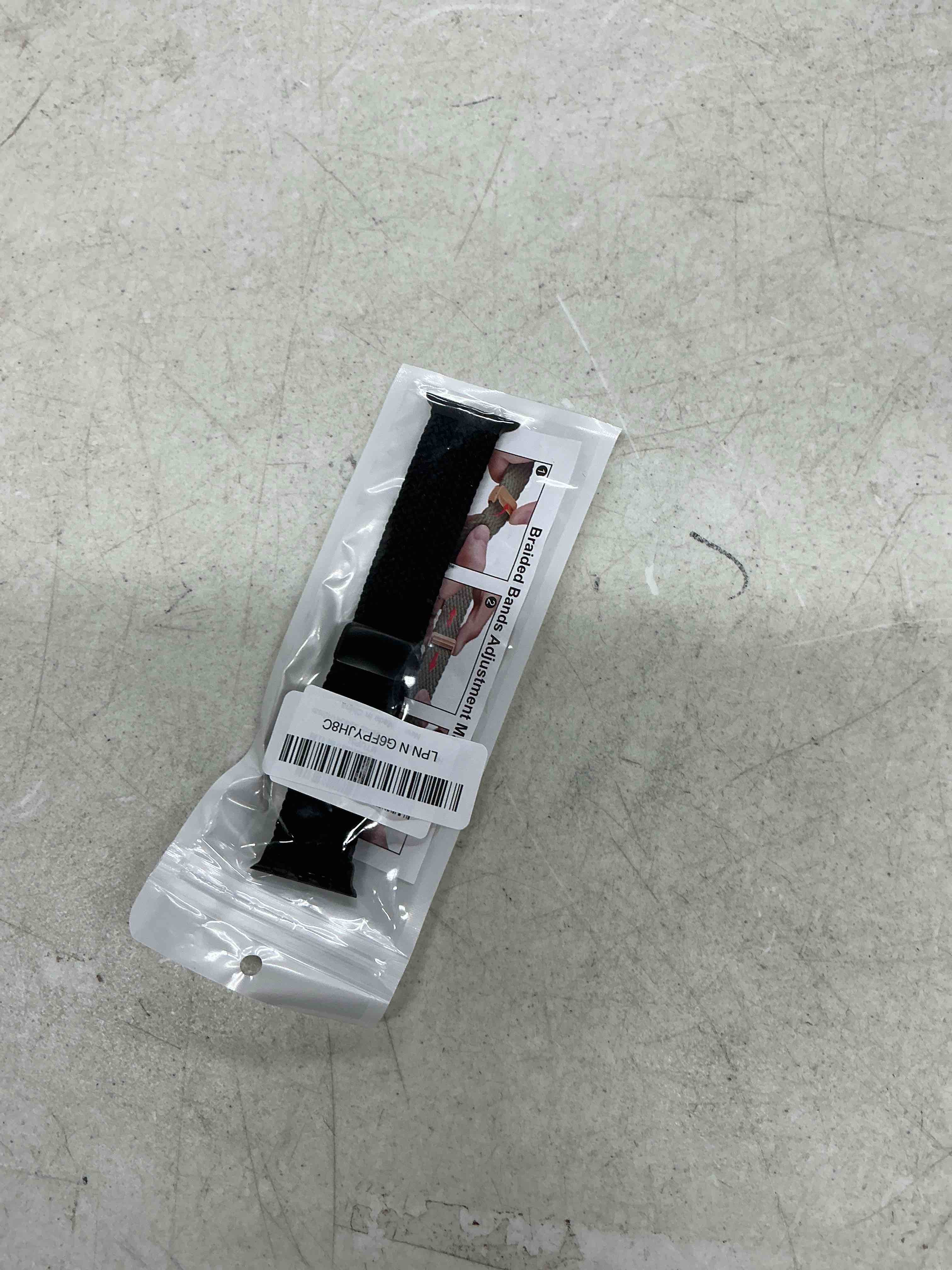 Condition photo showing New/Like New for braided stretchy band compatible with apple watch bands 38mm 40mm 41mm 42mm 44mm 45mm 46mm 49mm women men, soft nylon solo loop magnetic sport strap for iwatch series 11 10 9 8 7 6 5 4 3 2 1 se ultra black 38mm/40mm/41mm/(42mm-series 11 10)