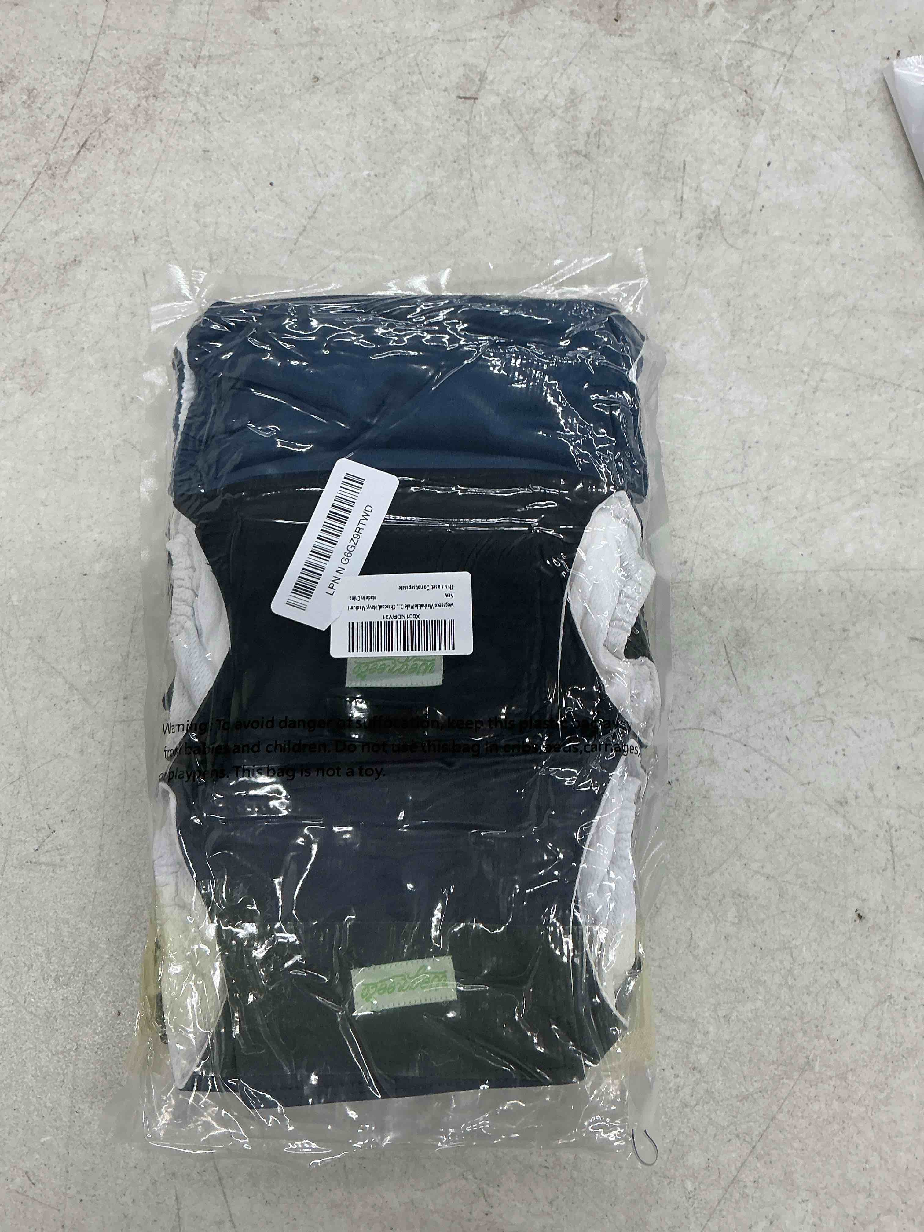 Condition photo showing Good Condition for wegreeco washable dog diapers - washable male dog belly wrap - pack of 3 - (black, charcoal, navy, medium) medium black, charcoal, navy