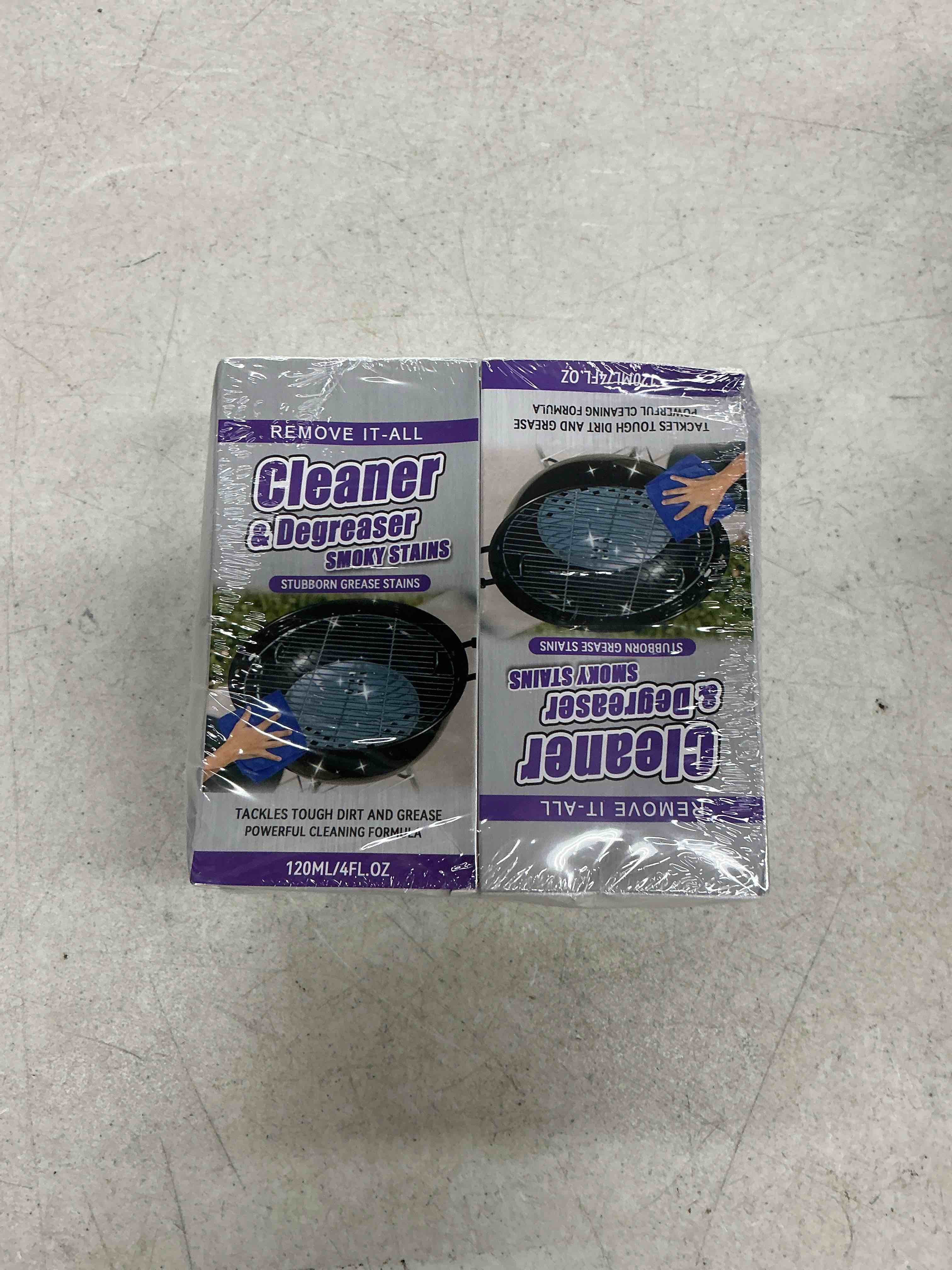 Condition photo showing New/Like New for 2pcs fast-acting heavy-duty grill degreaser spray,bbq grill cleaner for outdoor grills, multifunctional grease remover for oven stove air fryer grill