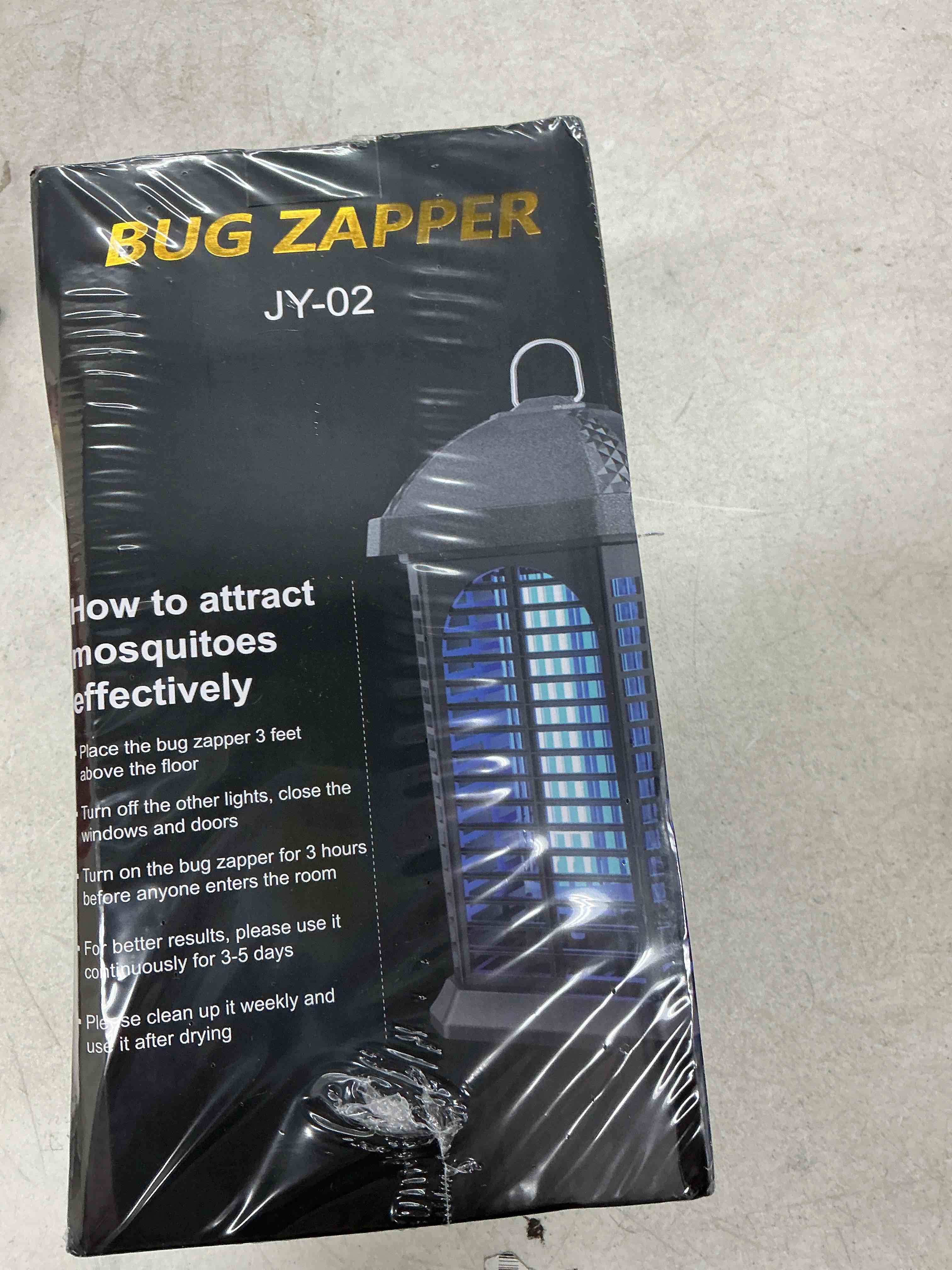 Condition photo showing New/Like New for bug zapper outdoor, 4200v electric mosquito zapper, bug zapper outdoor, fly traps, fly zapper, mosquito killer indoor 3 prong plug, 90-130v, abs plastic outer