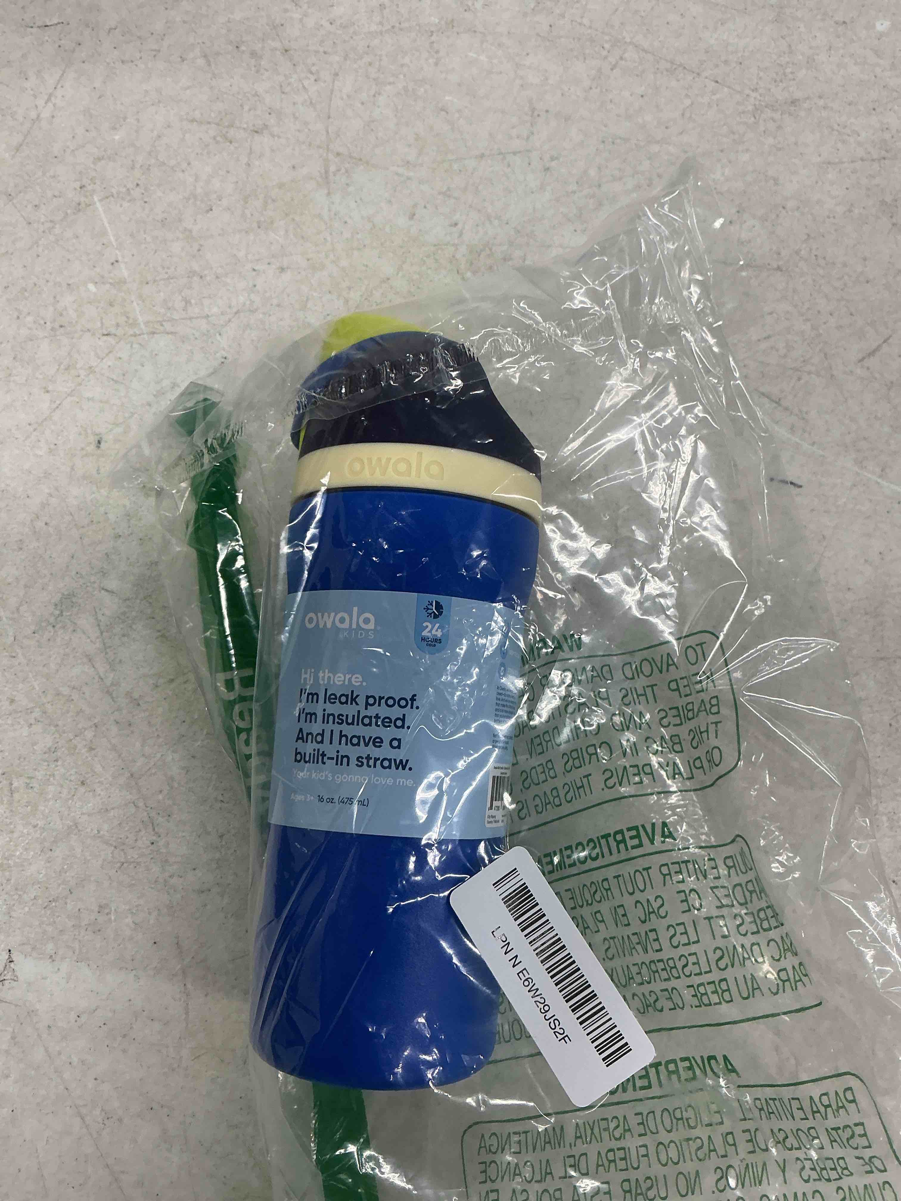 Condition photo showing Good Condition for owala kids freesip insulated stainless steel water bottle with straw for sports, travel, and school, bpa-free sports water bottle, 16 oz, celestial sphere celestial sphere 16 ounces