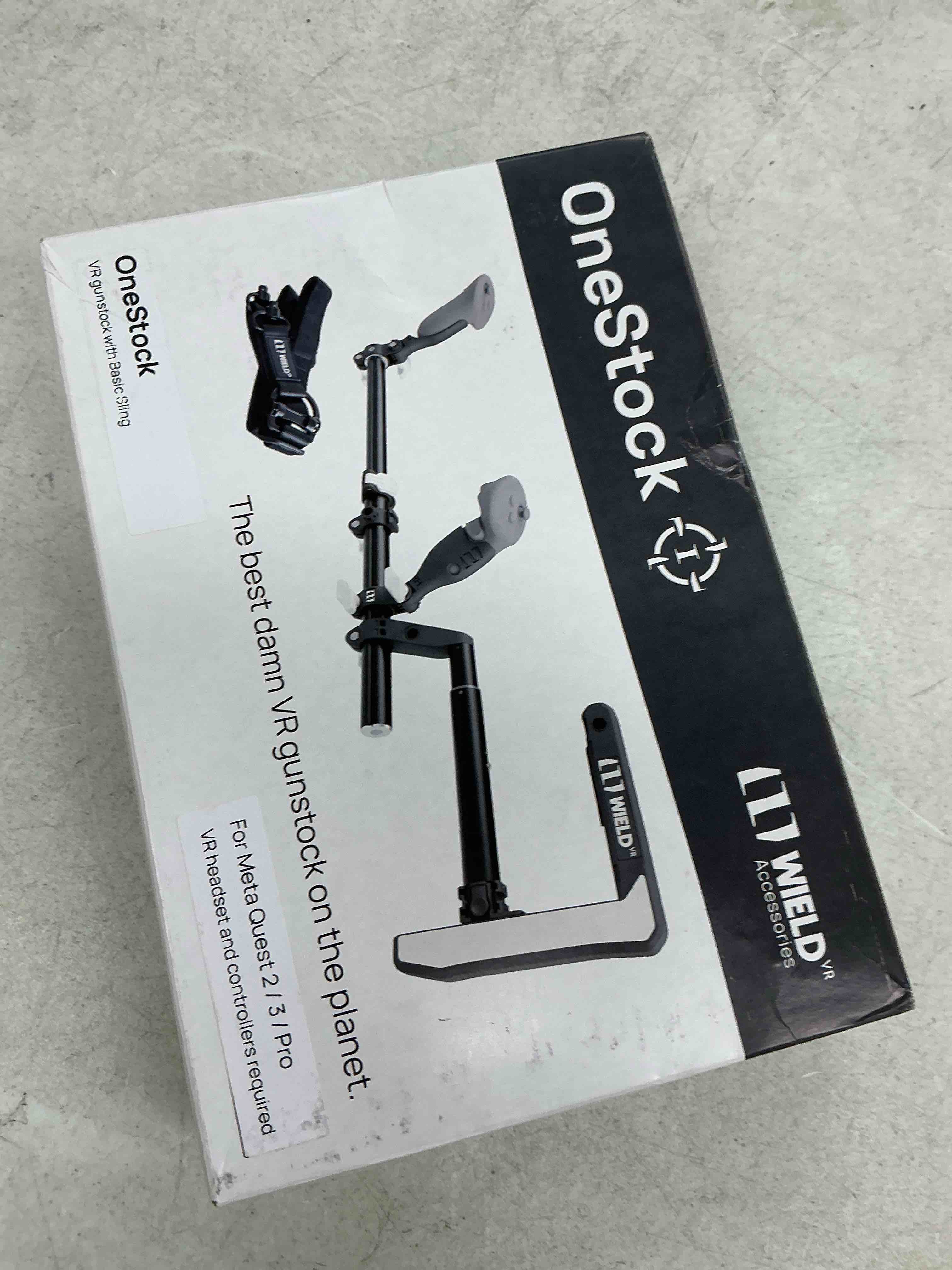 Condition photo showing Good Condition for wield vr gun stock for quest 3 | 2 | 3s | pro – with tactical sling – designed for fps accuracy, stability & immersion – vr accessory for shooting games – onestock