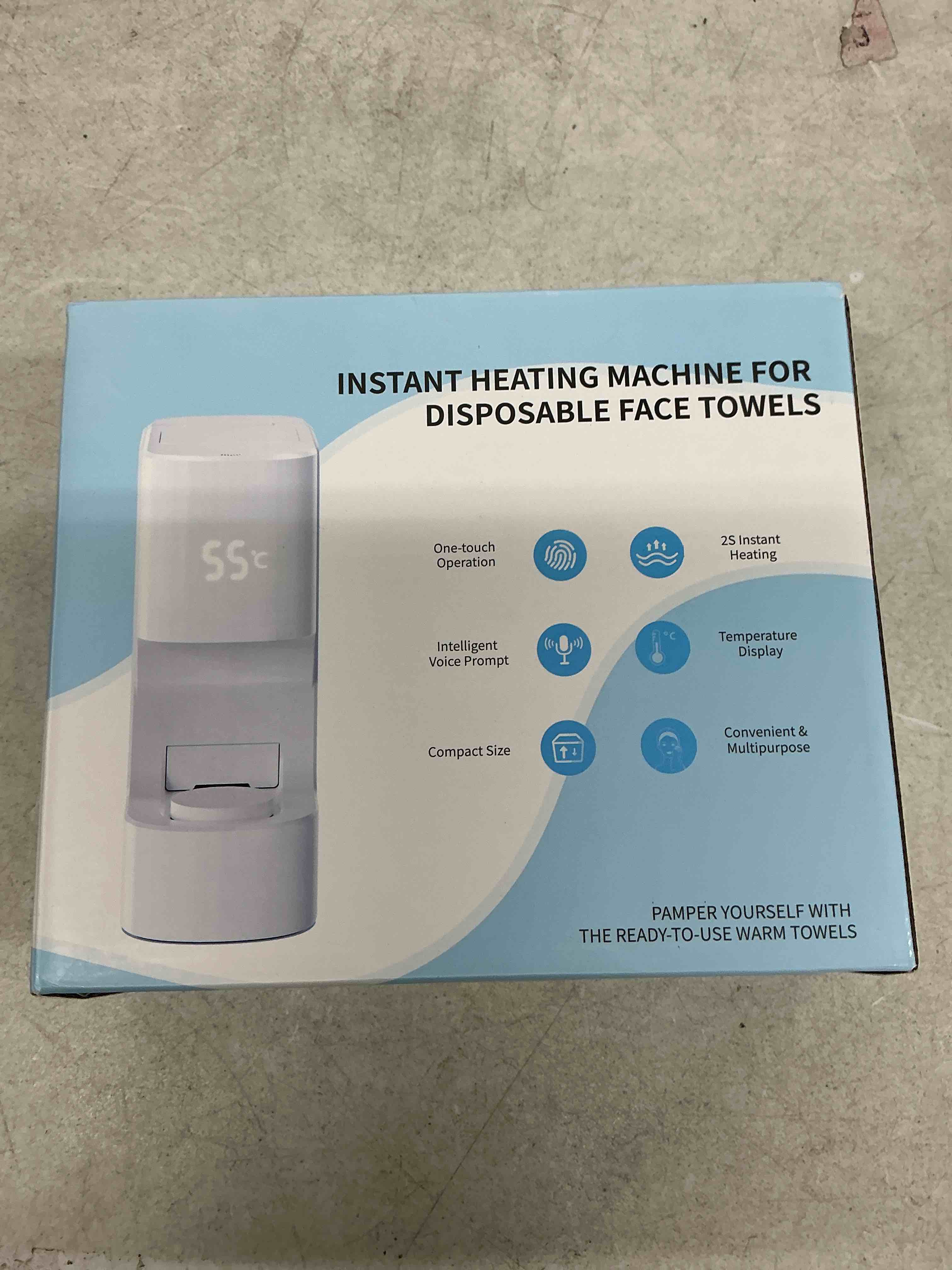 Condition photo showing Good Condition for hot face towel warmer with voice alert - 5-second fast heating & automatic dispenser, constant 55°c (131°f) temperature control, includes 20 compressed towels (towel machine)