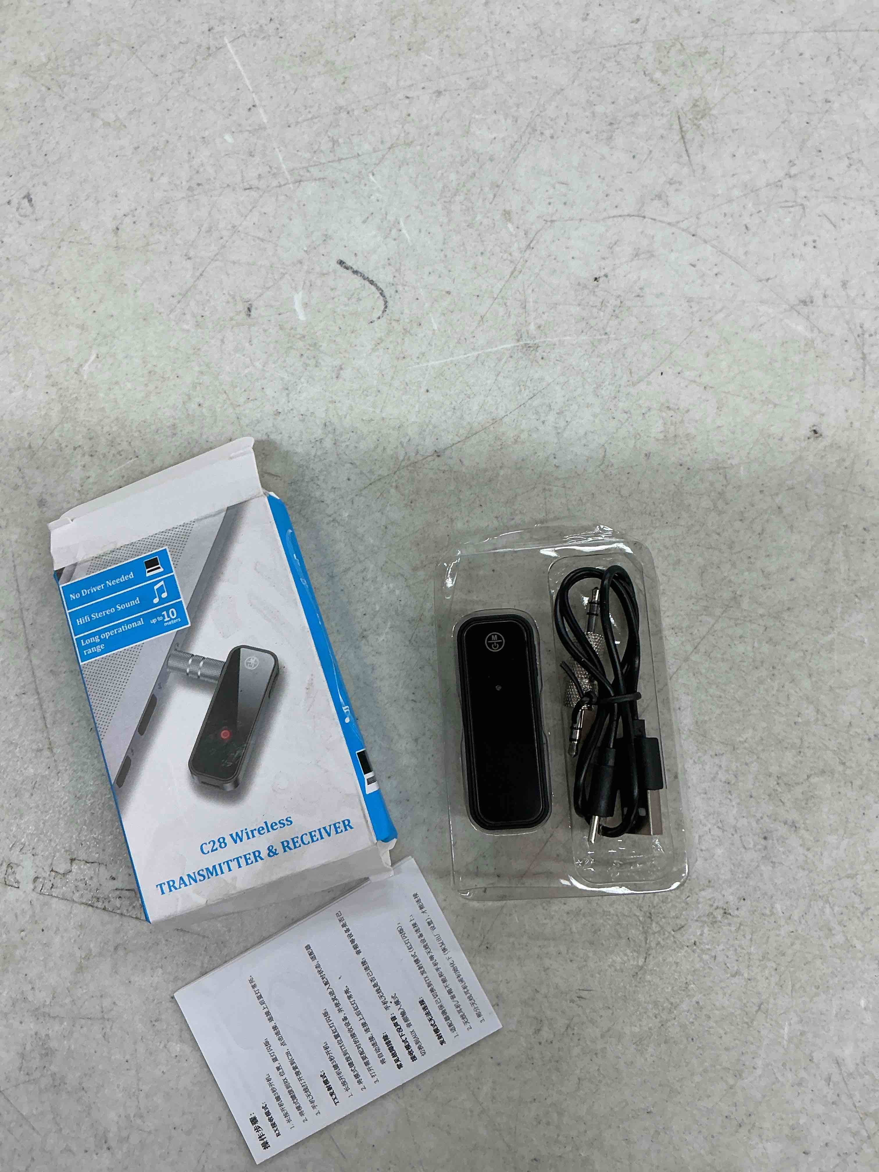 Condition photo showing Good Condition for 2 in 1 bluetooth 5.3 transmitter receiver, aux wireless bluetooth audio adapter for car, tv, speaker, stereo system and headphones