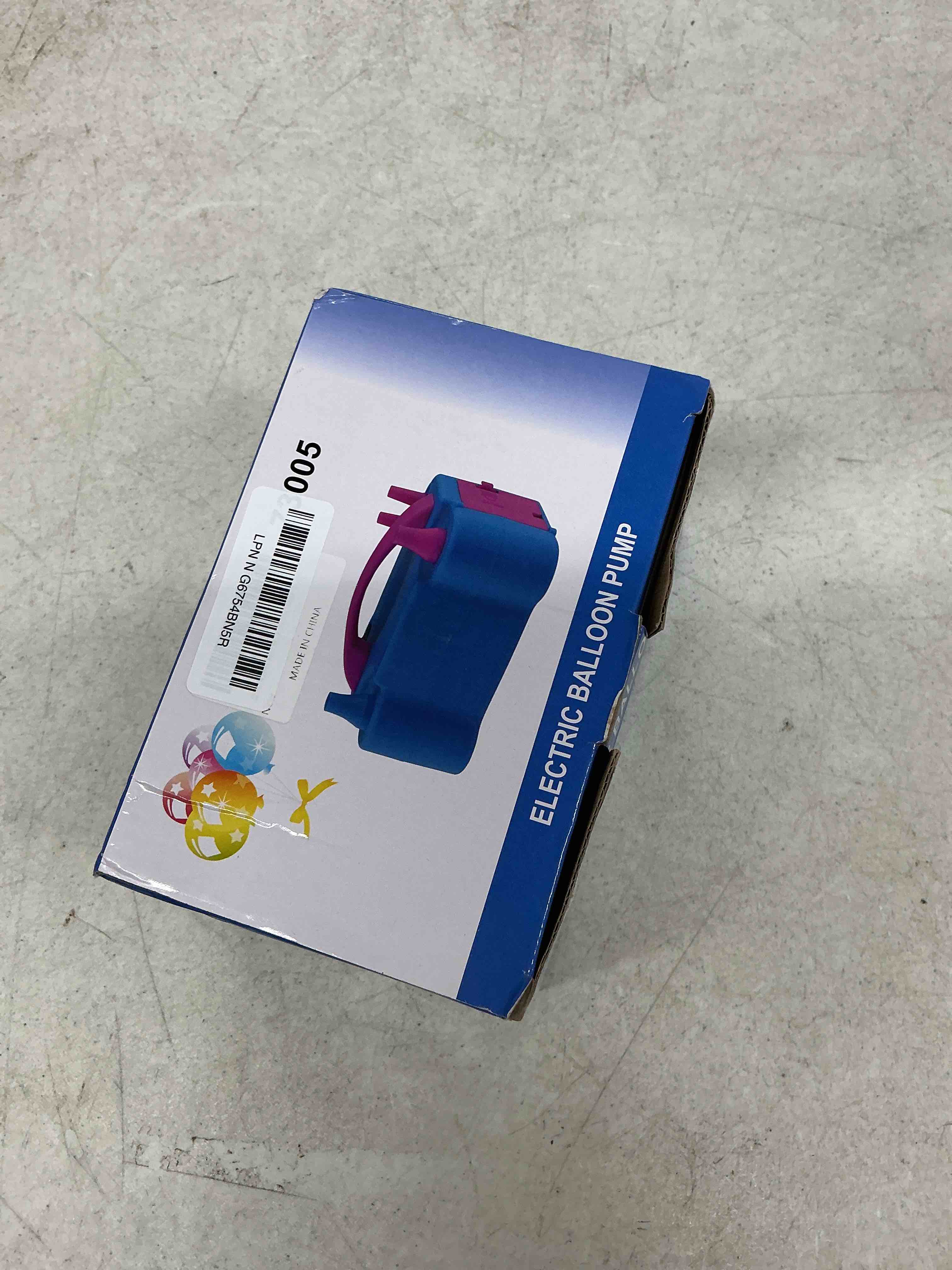 Condition photo showing Good Condition for idaodan electric balloon pump, portable electric balloon blower machine inflator air pump for party decorations blue red