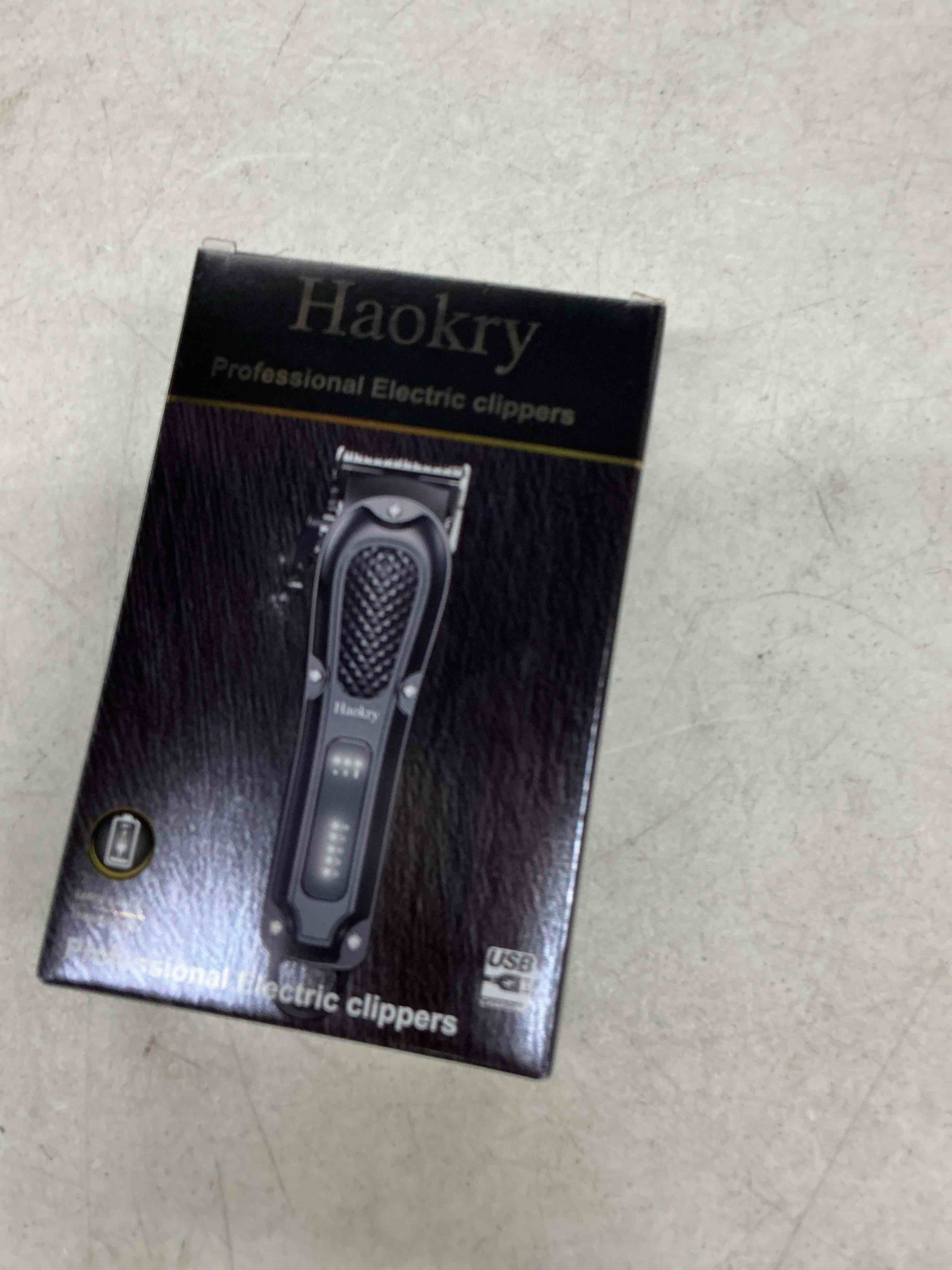 Condition photo showing Good Condition for haokry hair clippers for men professional - cordless&corded barber clippers for hair cutting & grooming rechargeable beard trimmer