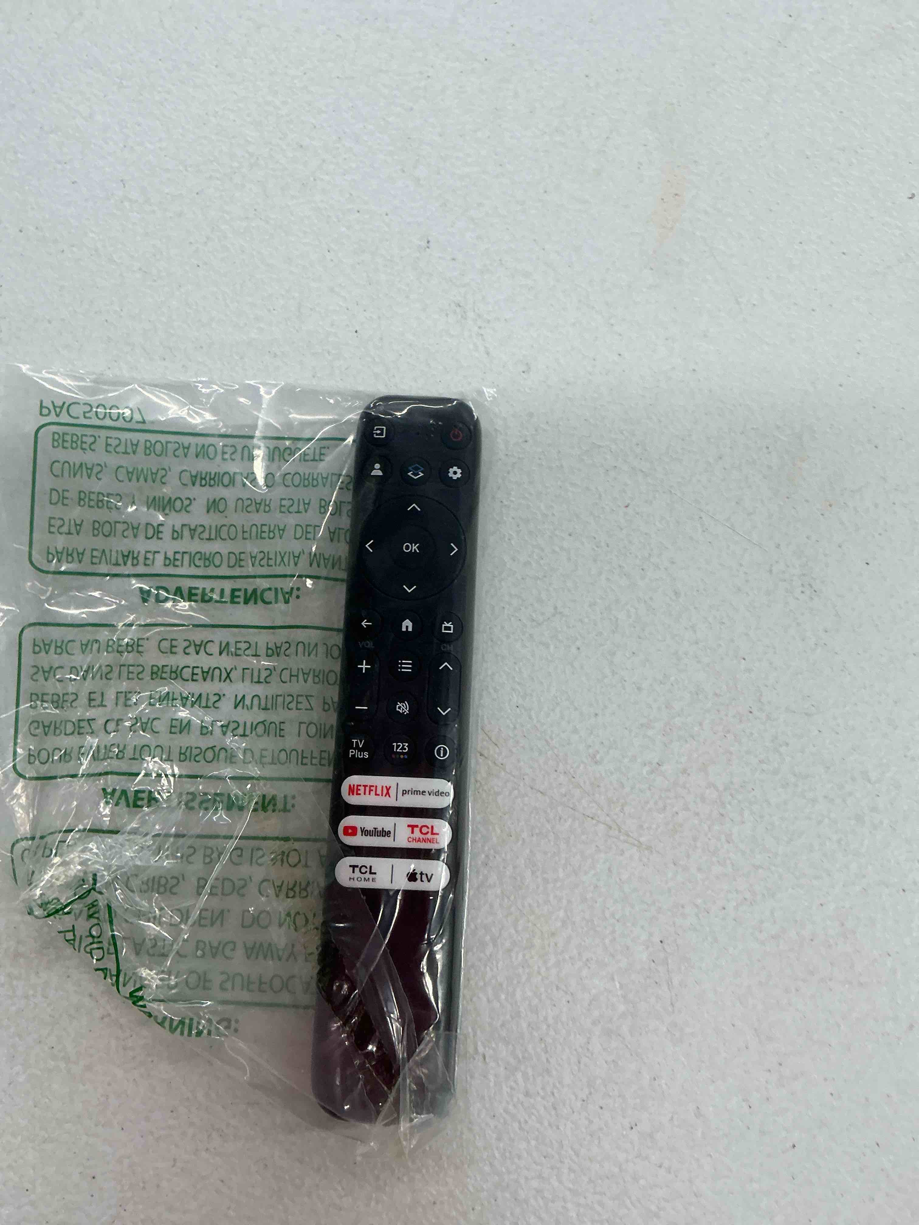 Condition photo showing New/Like New for for tcl-google-tv-remote control replacement,rc813 compatible with tcl smart tvs qm8/qm7/s5/s4/s3/q7/q6/q5 series(not for roku tvs) for tcl google tv remote