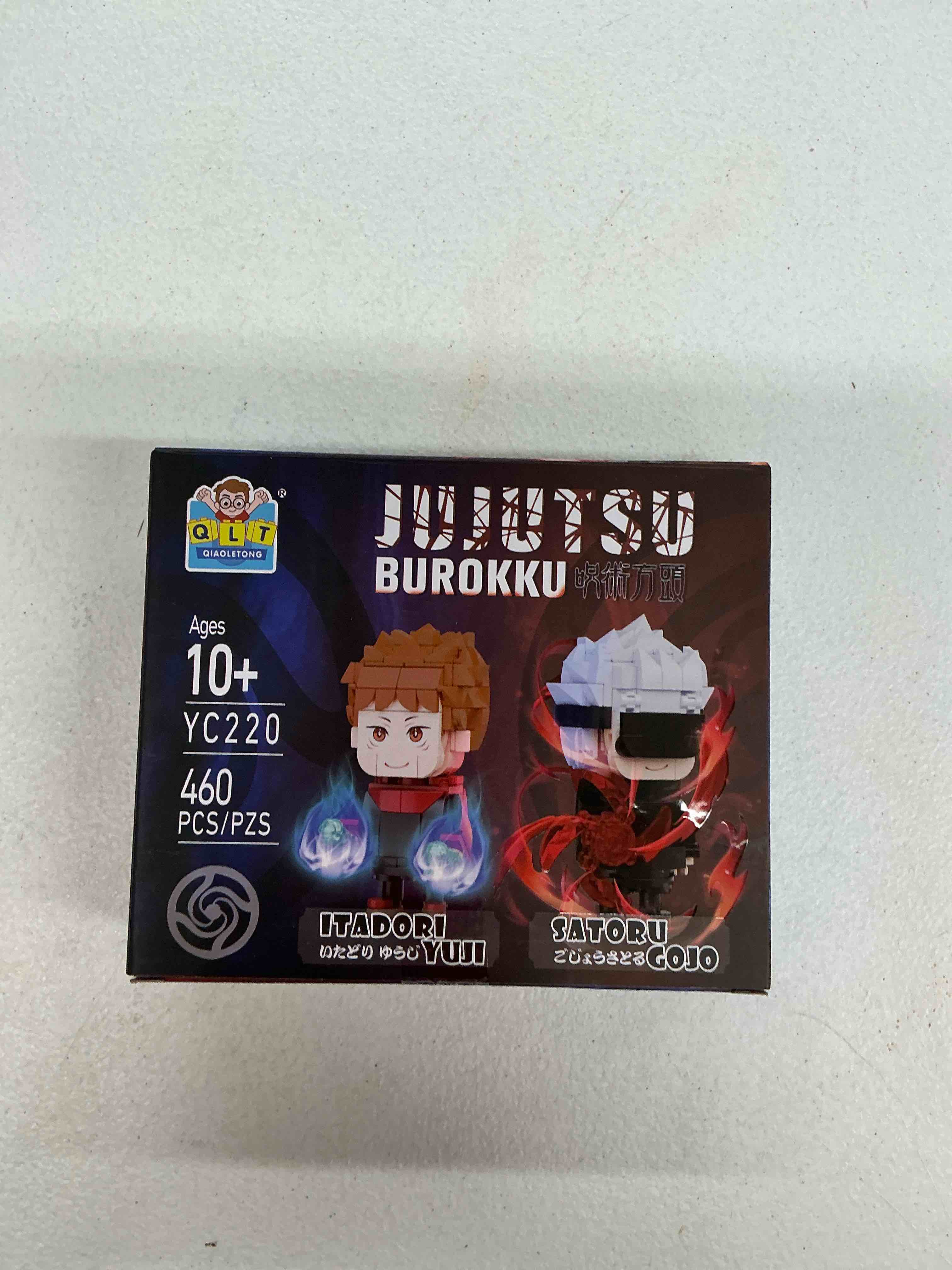 Condition photo showing New/Like New for jujutsu kaisen - satoru gojo & yuji itadori action figure building toy set - (460+ pcs) compatible with lego - rotatable arm, with base for disable - gift for 14+ anime fans