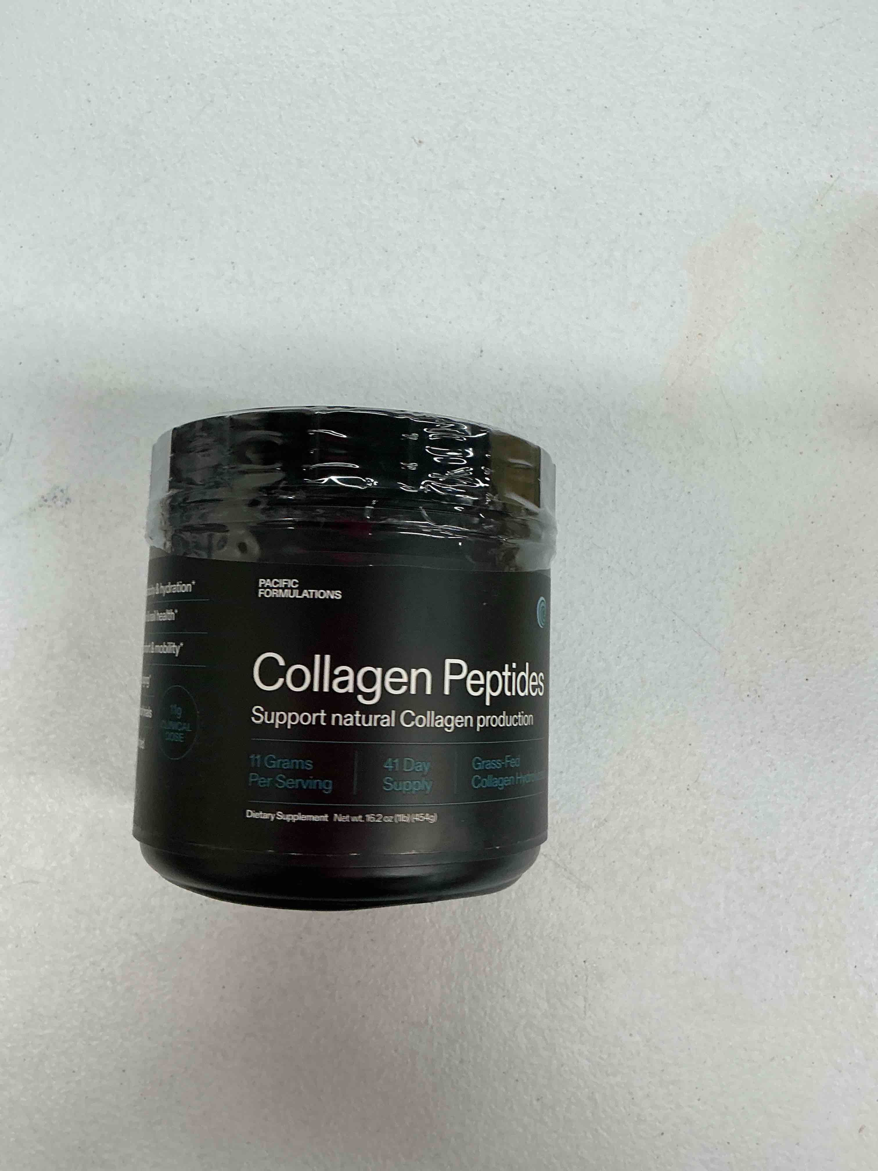 Condition photo showing New/Like New for grass-fed collagen peptides, skin hair nails & joint support, 41 servings