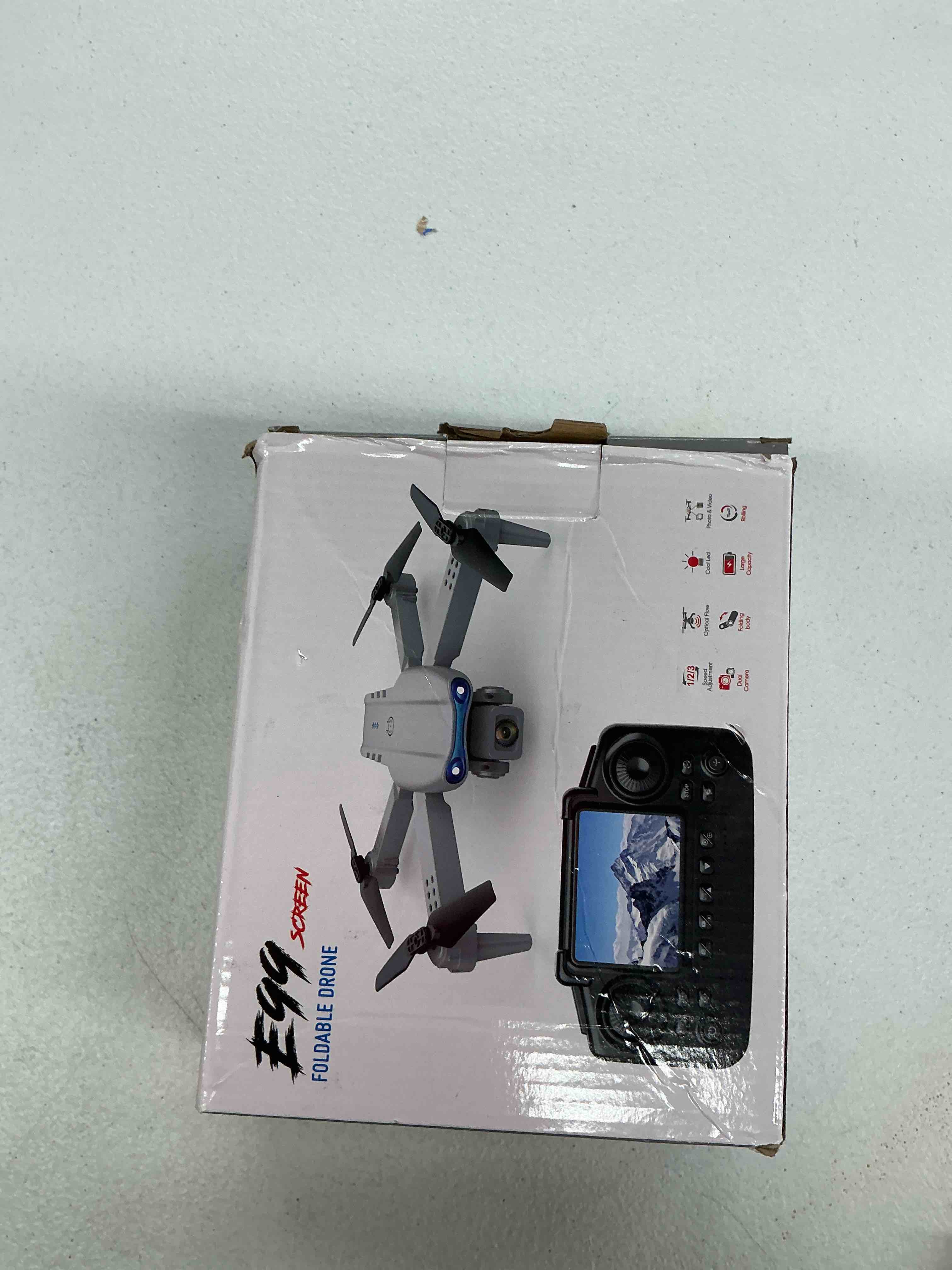 Condition photo showing Good Condition for e99max drone with screen controller, black carrying case, 2batteries black - 2 batteries