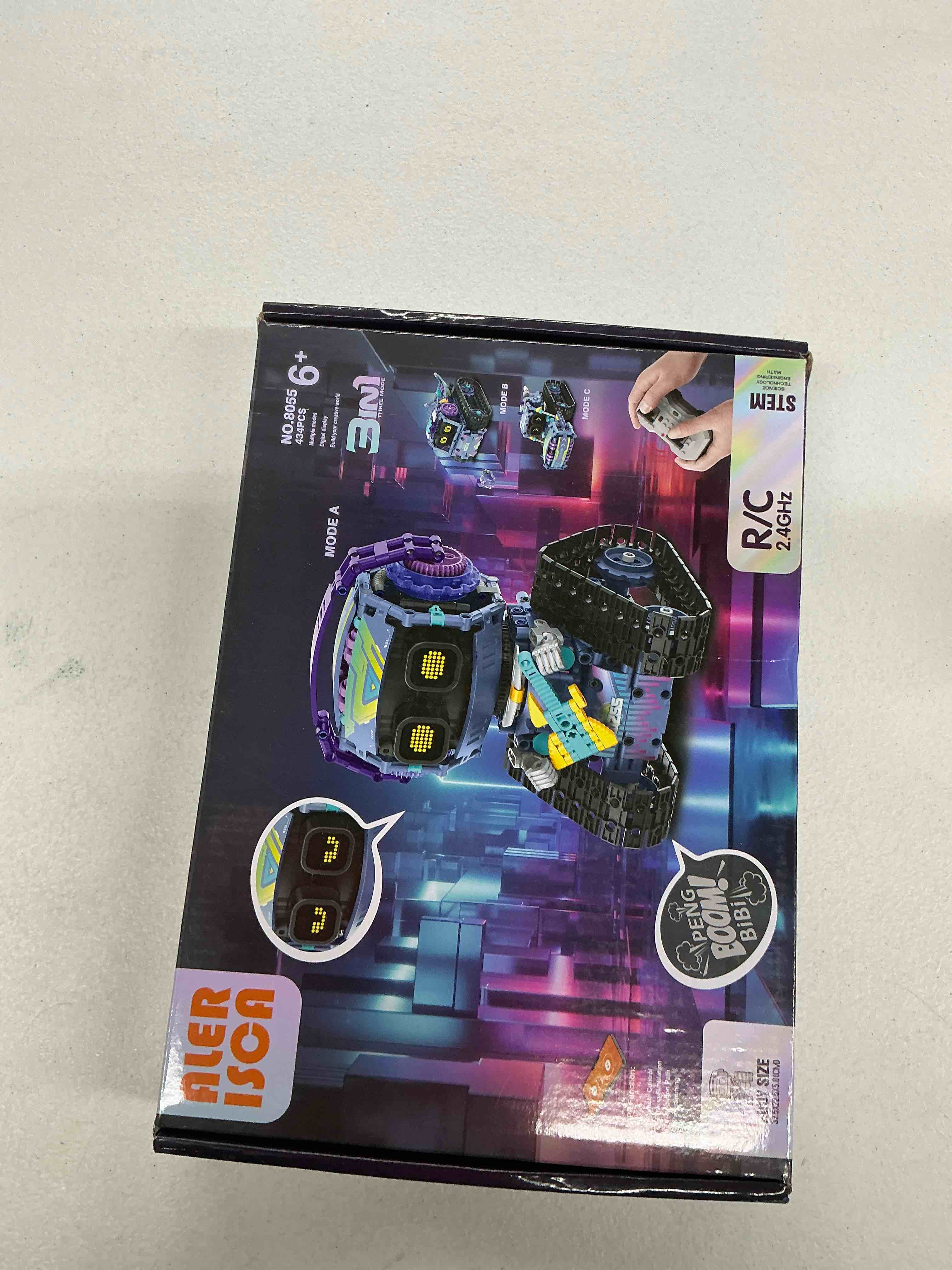 Condition photo showing New/Like New for stem robot building kit for boys ages 8-12, 3 in1 robotics toys with remote & app-controlled, 433 pieces buildable robotics coding toy sets for kids boys girls birthday gifts