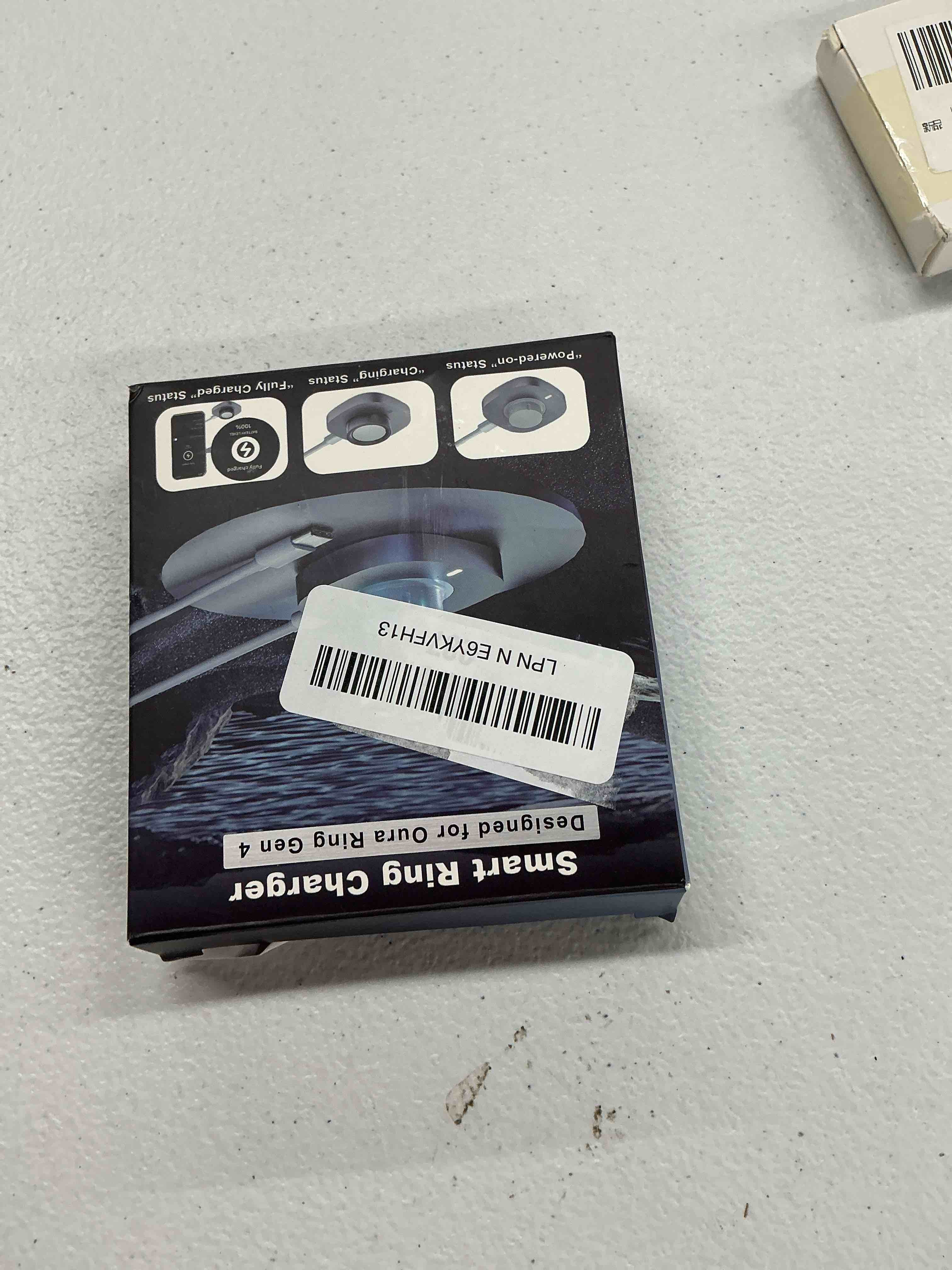 Condition photo showing Good Condition for charger compatible with ring gen 4 size 8, fast charging dock with usb-c cable (not compatible with ring gen 3)