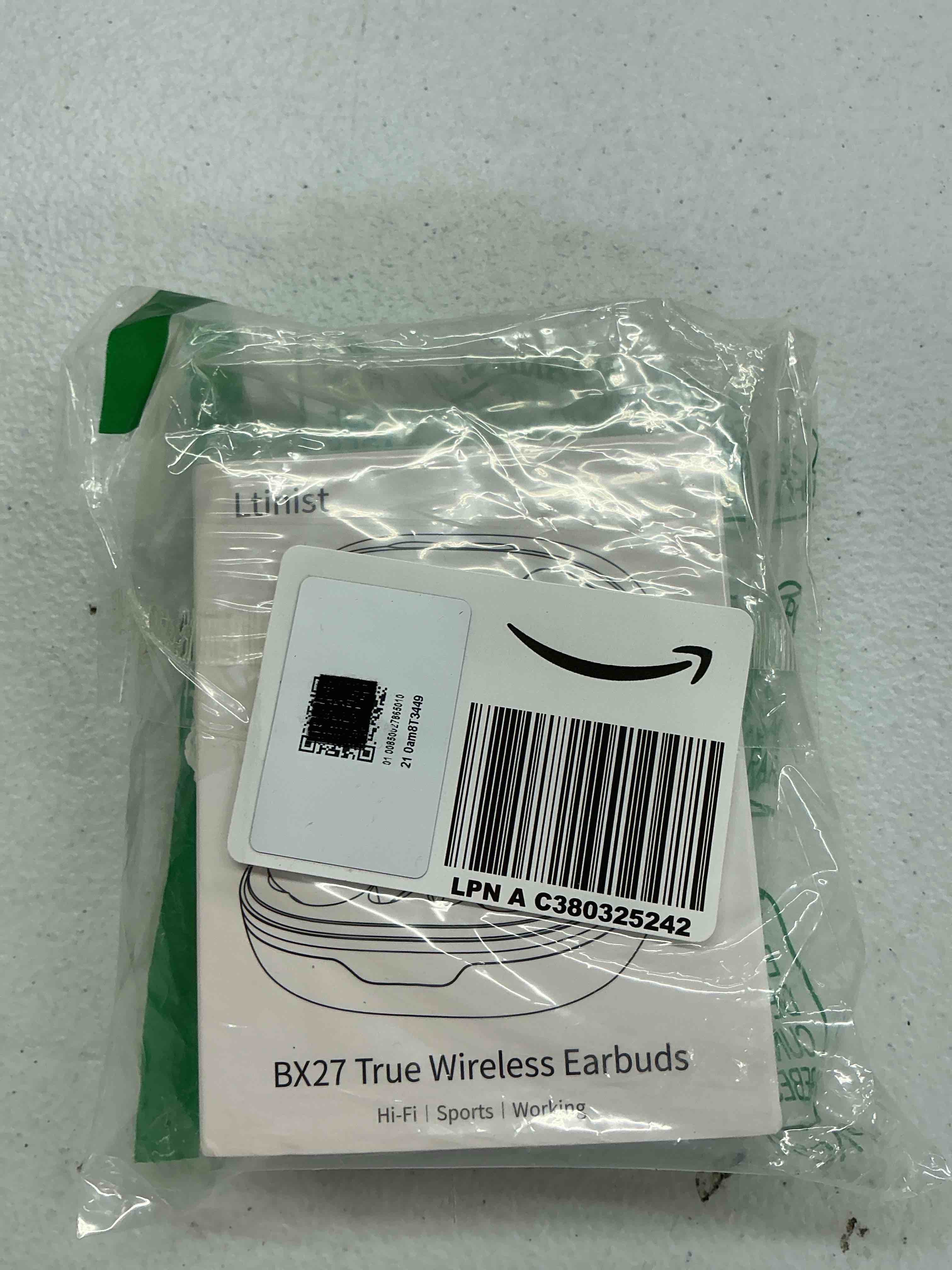 Condition photo showing Good Condition for wireless earbud, 75hrs bluetooth 5.4 headphones ip7 waterproof for sport, running wireless earphones with enc noise canceling mics, deep bass over ear bud with earhooks for android, ios, workout, gym dark red