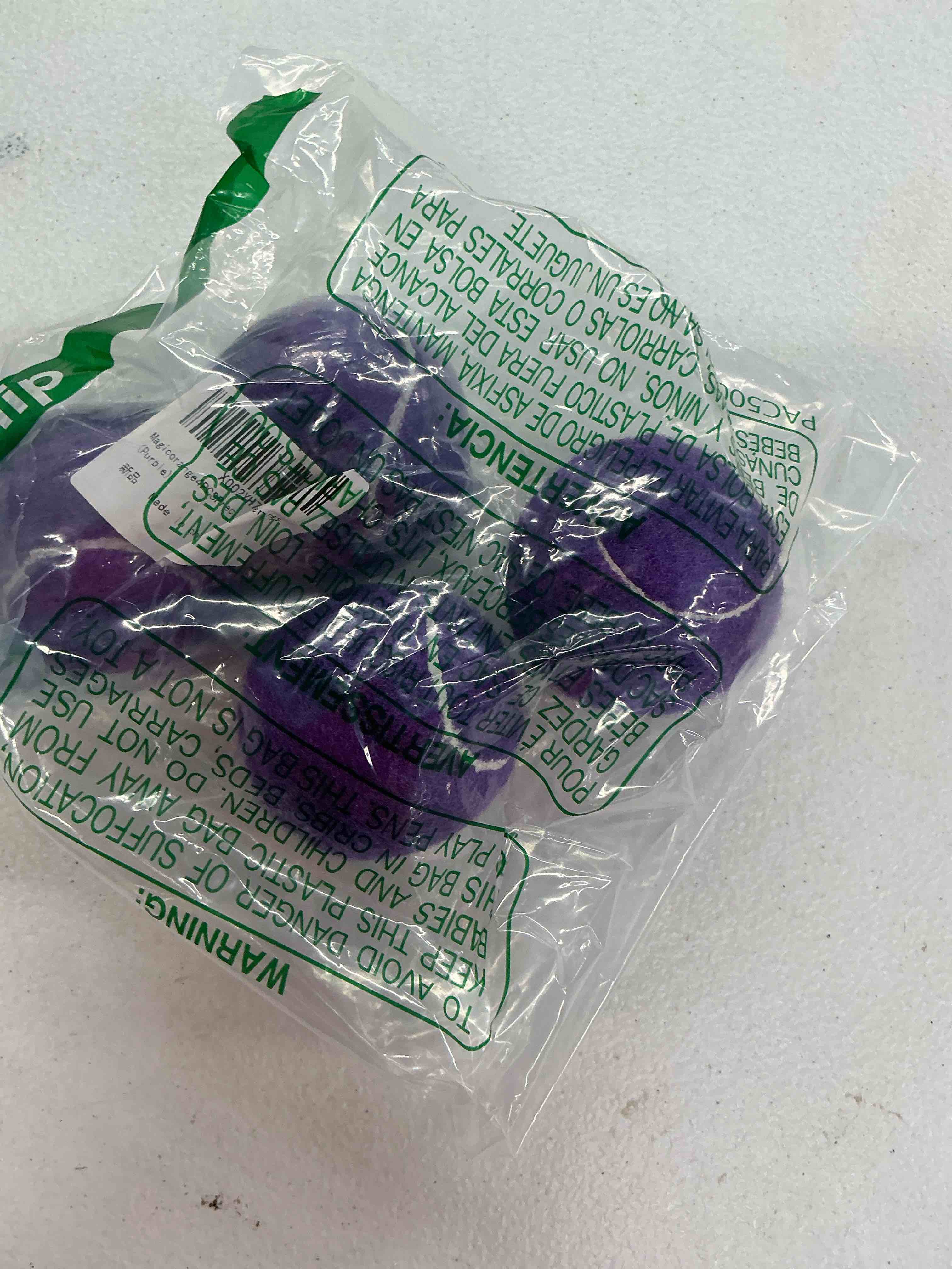 Condition photo showing Good Condition for magicorange 4 pcs precut walker tennis balls for furniture legs and floor protection, heavy duty long lasting felt pad glide coverings purple 2.5 inch