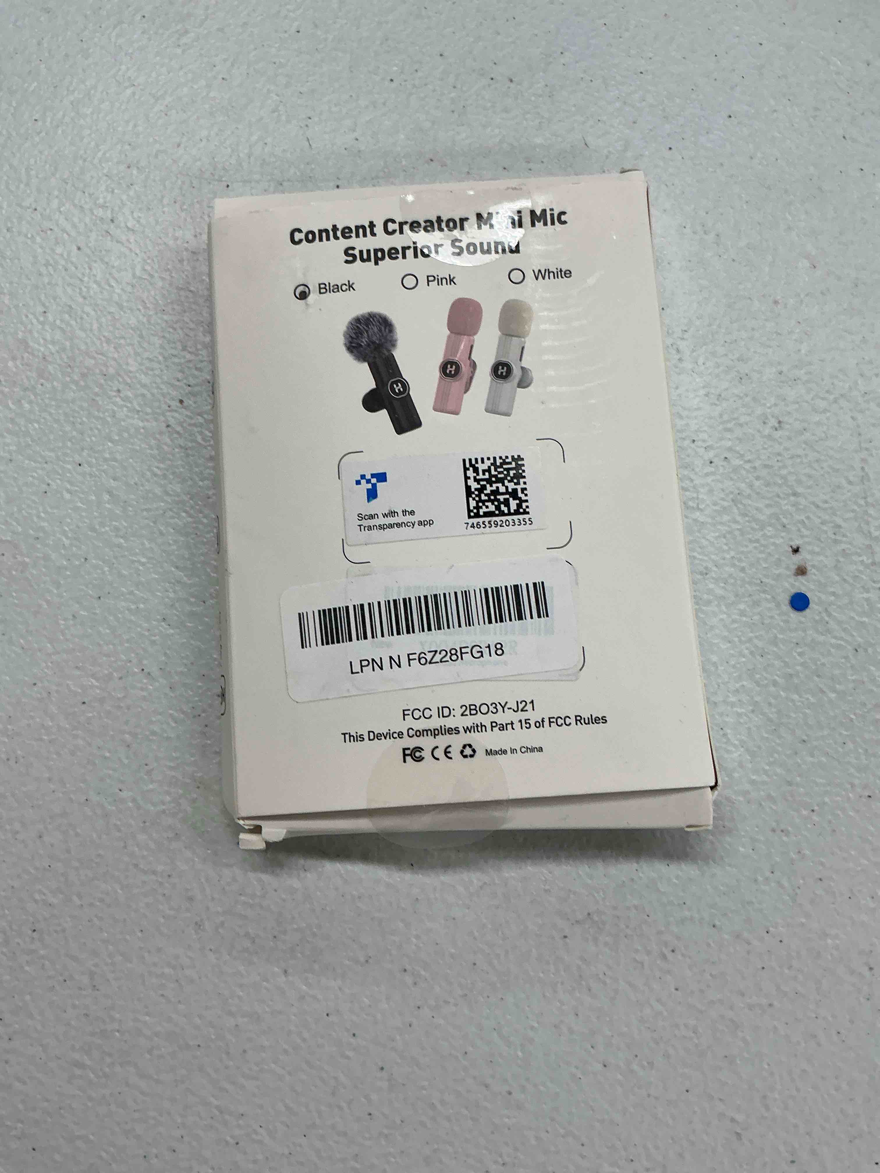 Condition photo showing Good Condition for wireless lavalier microphone for iphone, android & ipad, mini clip on mic with ai noise cancellation, plug & play usb c & lightning lapel microphones for video recording, tiktok, youtube, vlog black without charging case