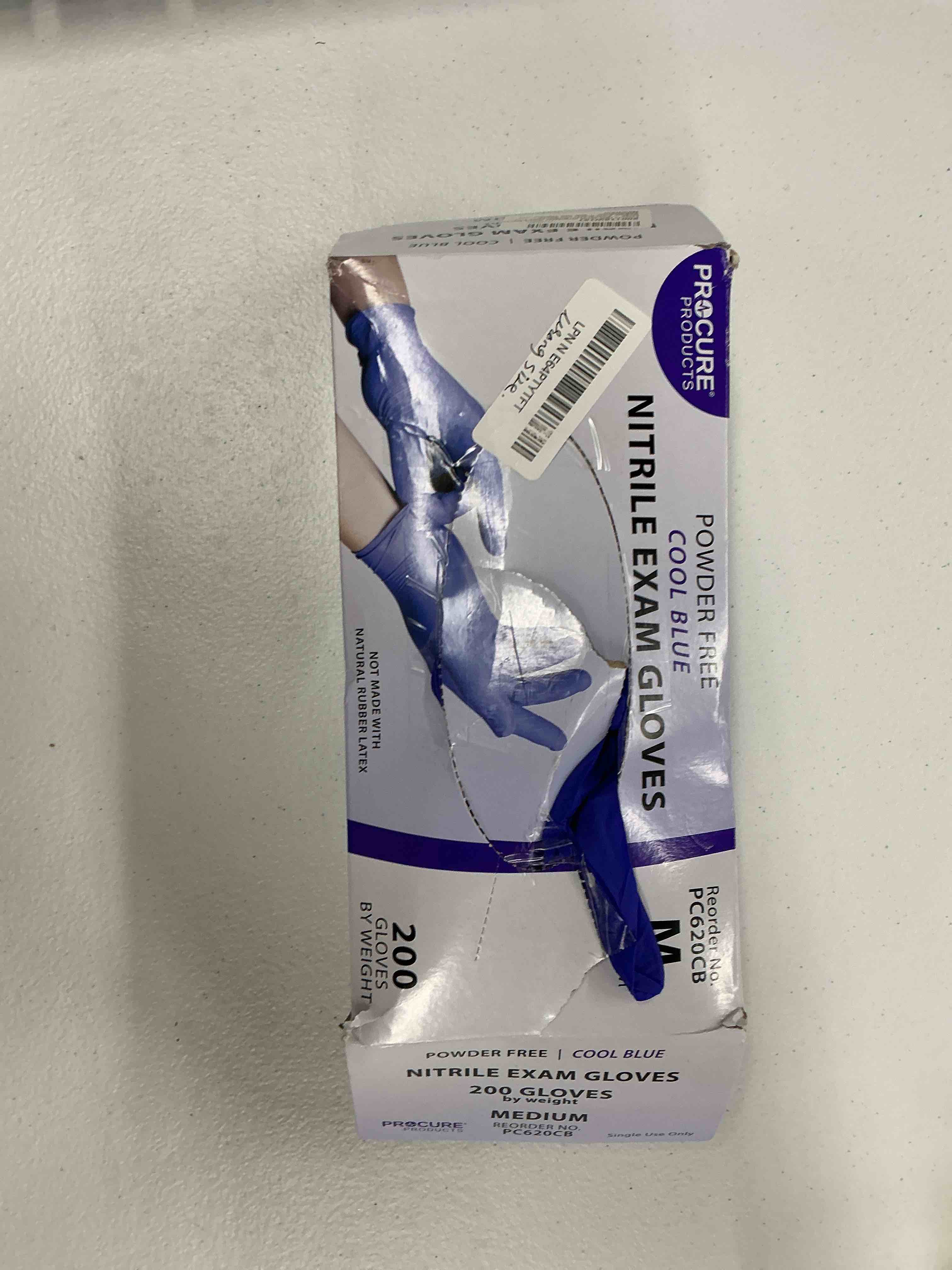 Condition photo showing Good Condition for procure [200 count] disposable nitrile gloves - latex free, powder free medical exam gloves blue (medium)