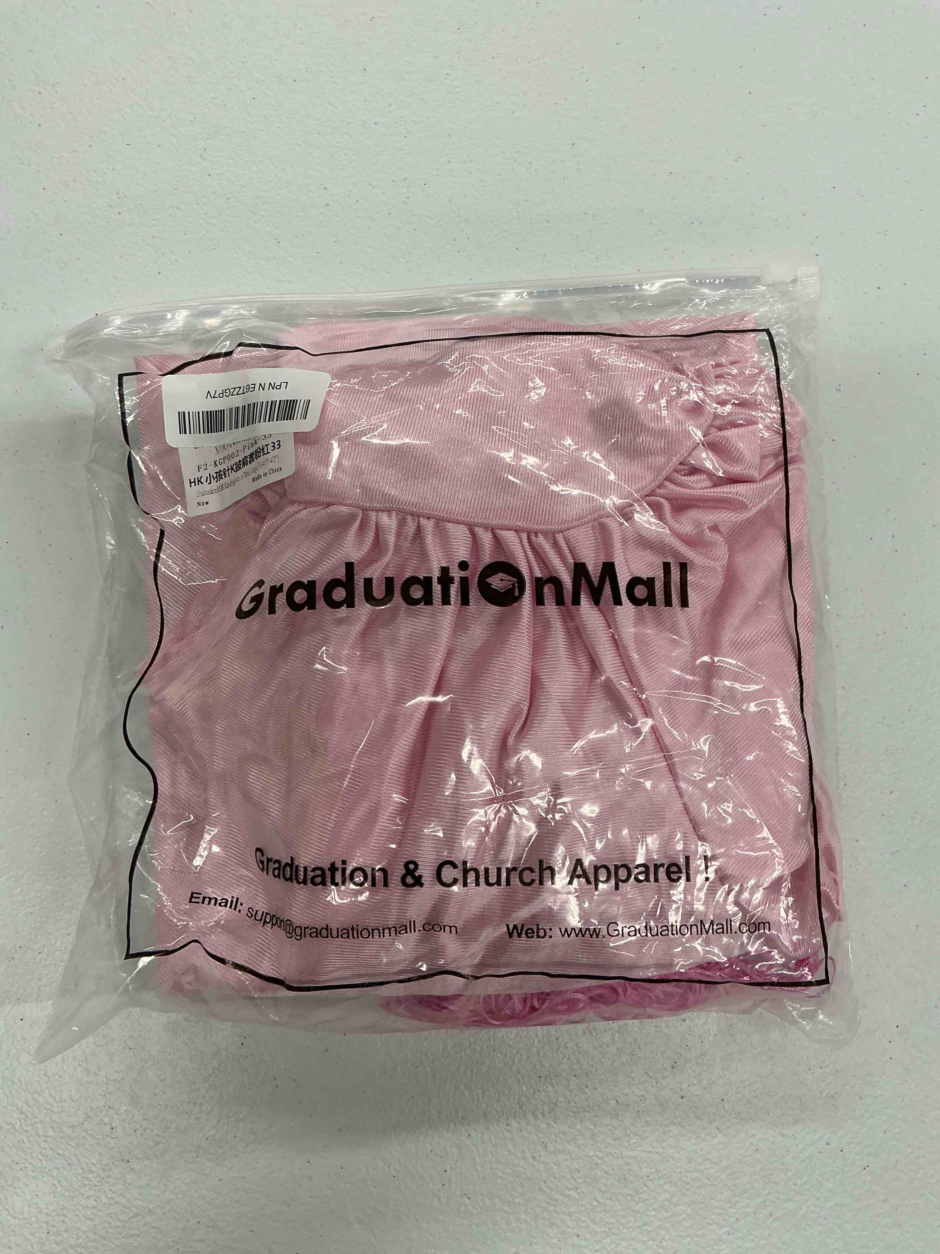 Condition photo showing Good Condition for graduationmall kindergarten graduation cap gown stole package with 2026 tassel, certificate large pink