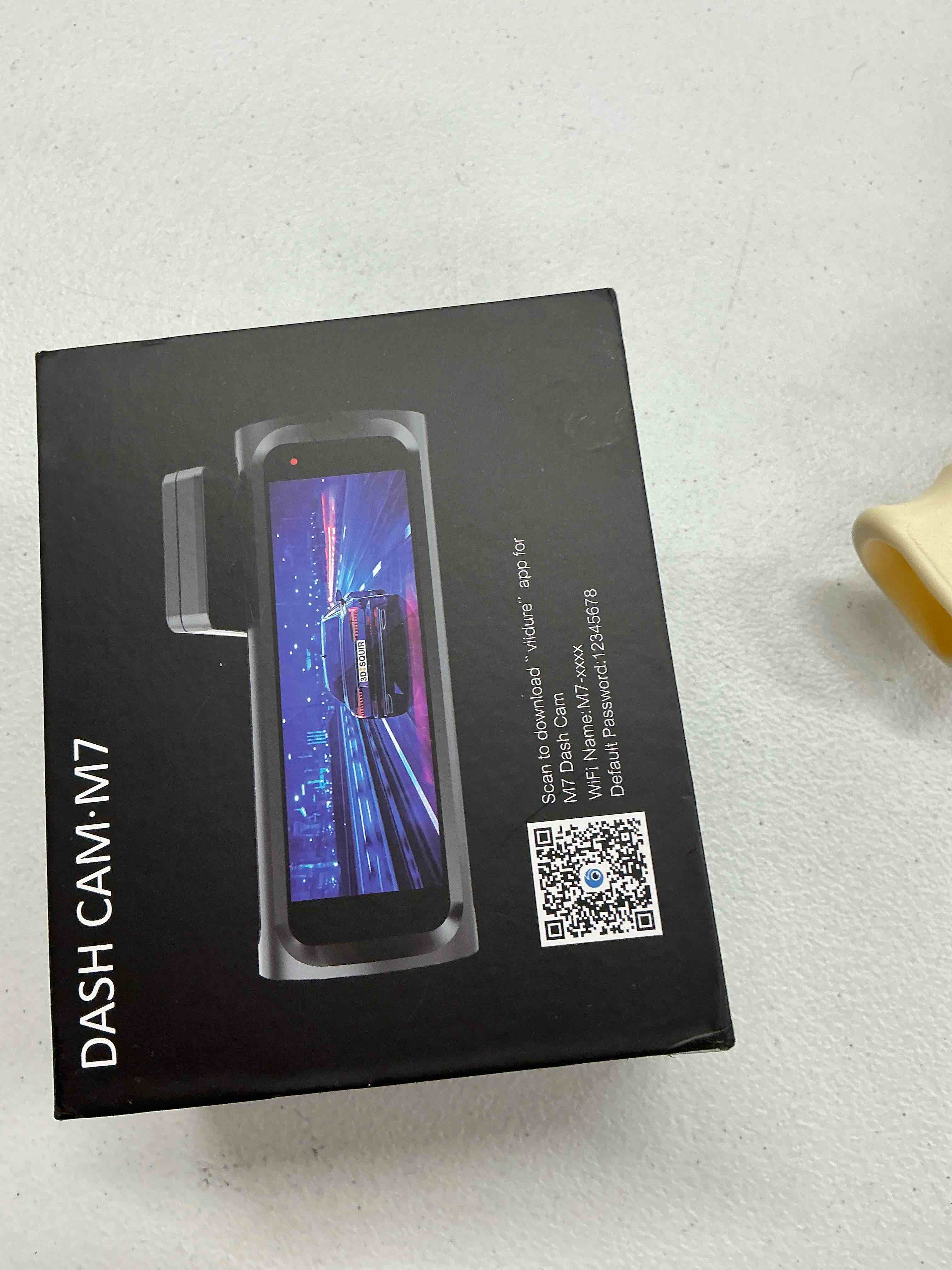 Condition photo showing Good Condition for 4k+1080p dash cam front and rear,64gb card included,5.8ghz wifi dash camera for cars,app up to 20mb/s fastest download,g-sensor,night vision,24h parking monitoring,loop recording,170° wide angle