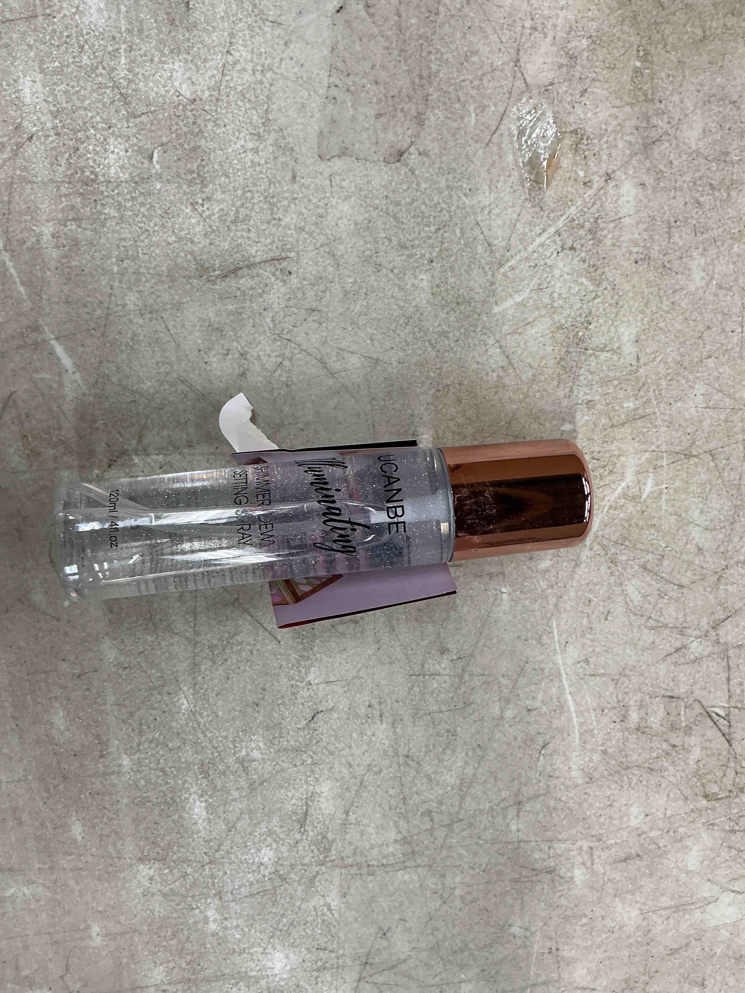 Condition photo showing Good Condition for ucanbe shimmer dewy setting spray – glowing + makeup setting spray 2 in 1 lightweight formula for a radiant glow,long-lasting face mist for face body, 4 fl oz #silver