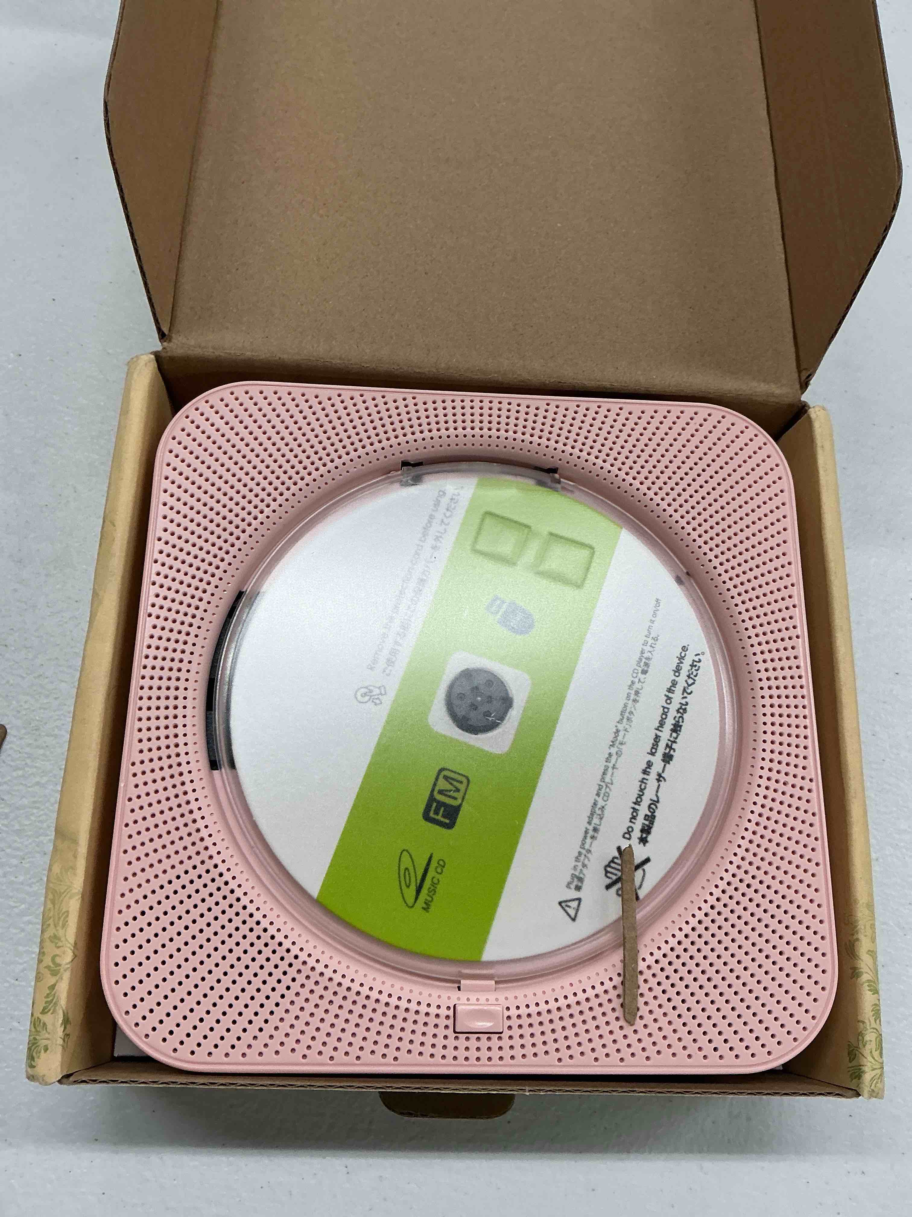 Condition photo showing Good Condition for micocious portable cd player with bluetooth desktop cd player for home cd music players with remote control,timer,built-in dual speakers with led display home audio boombox fm radio (pink)