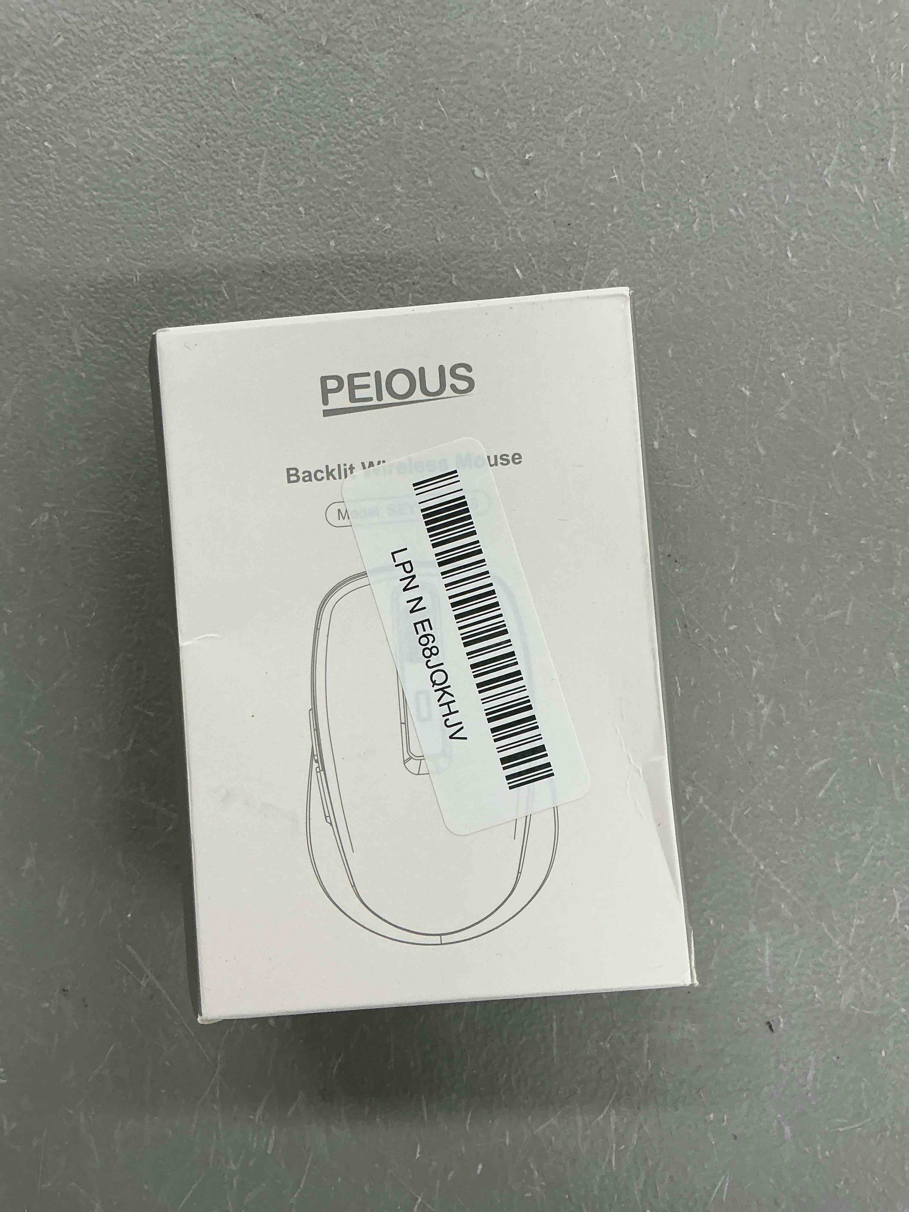 Condition photo showing New/Like New for peious wireless mouse jiggler - led wireless mice with build-in mouse mover, rechargeable moving mouse for laptop with undetectable random movement keeps computers awake - purple